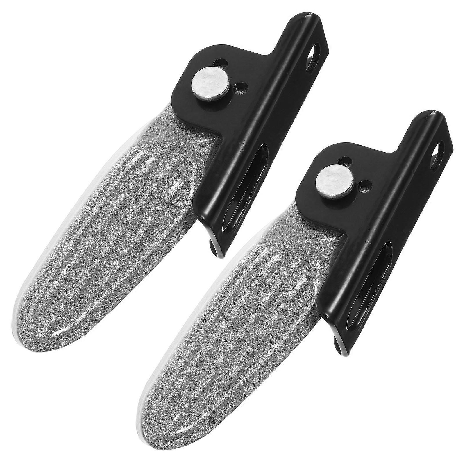 1 Pair Silver Bike Pedals with Anti-skid Design for Mountain and Regular Aluminum Alloy and