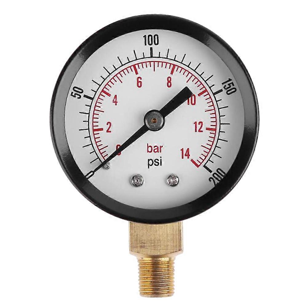 Multi Metal Tester Pressure Gauge for Measuring Use 0-200psi 0-14bar