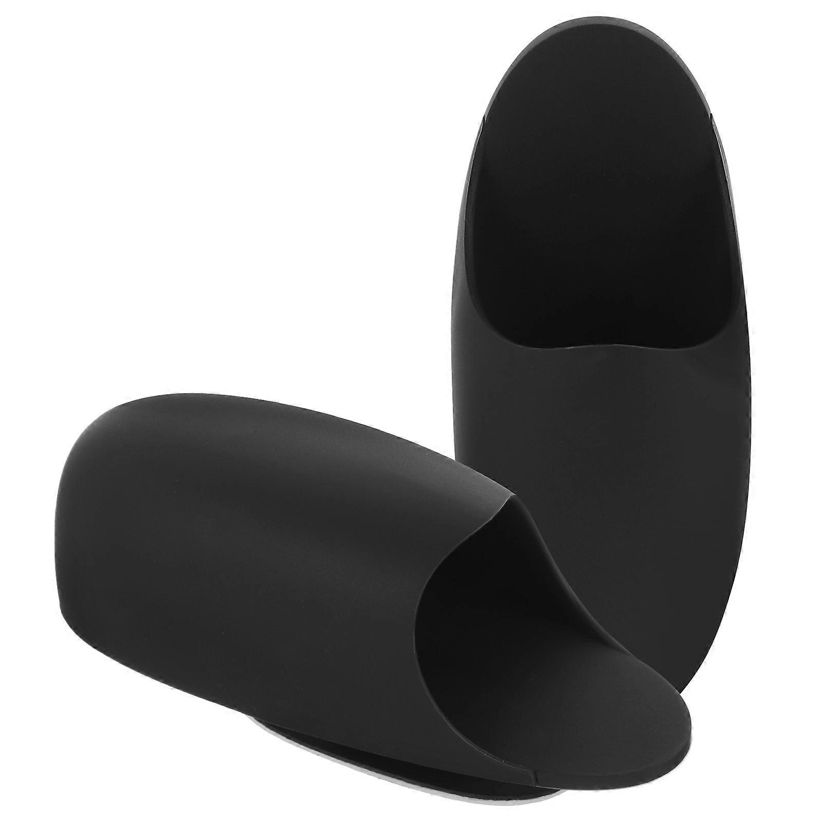 Wall Toothbrush Holders Bathroom Accessories Multi-Functional Cosmetic Tool Storage Silicone 2Pcs