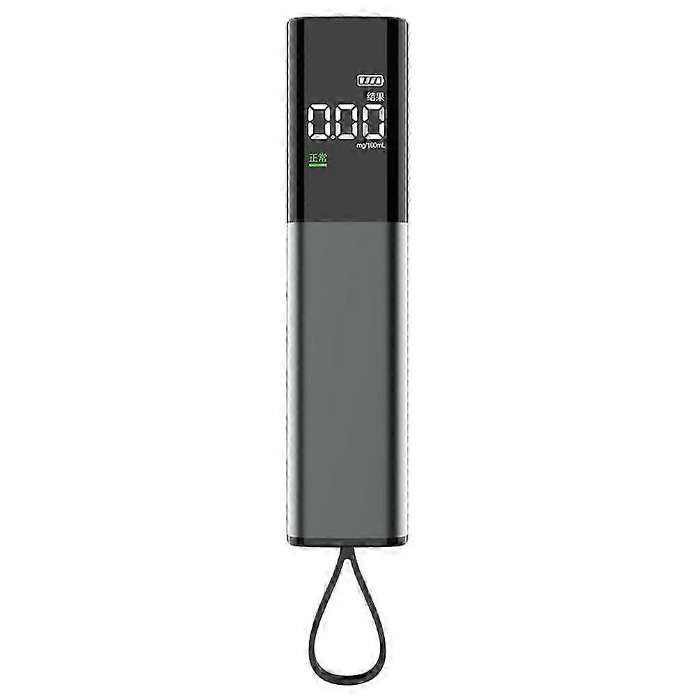 KSD-07 Digital Display Alcohol Tester Portable Breathalyzer with Lanyard, English Version