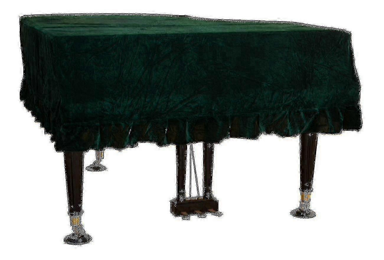 Velvet piano cover for grand piano, antistatic and non-stick design