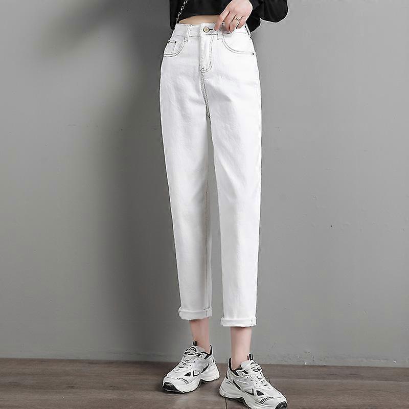 Spring and Autumn Women's Jeans Harlan Pants Loose Denim Jeans Thin Elastic Radish Pops Pants Long Pant Denim Pant Nine-quarter Pants