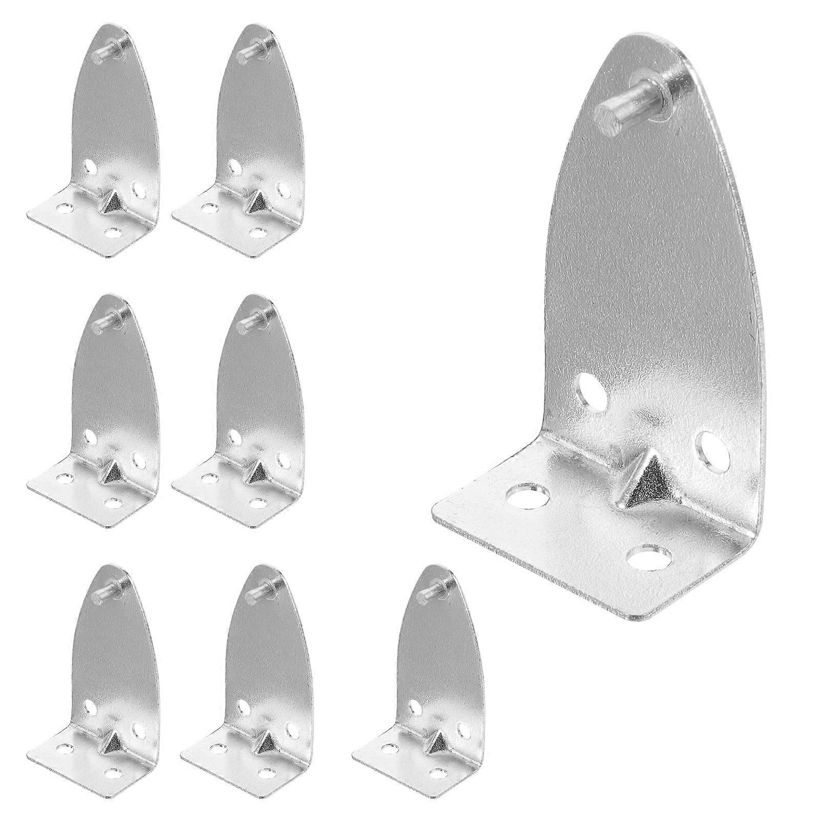 Blind Bracket 8Pcs Metal Brackets Replacement For Window Blinds Accessories Silver Mini Size For Daily Use