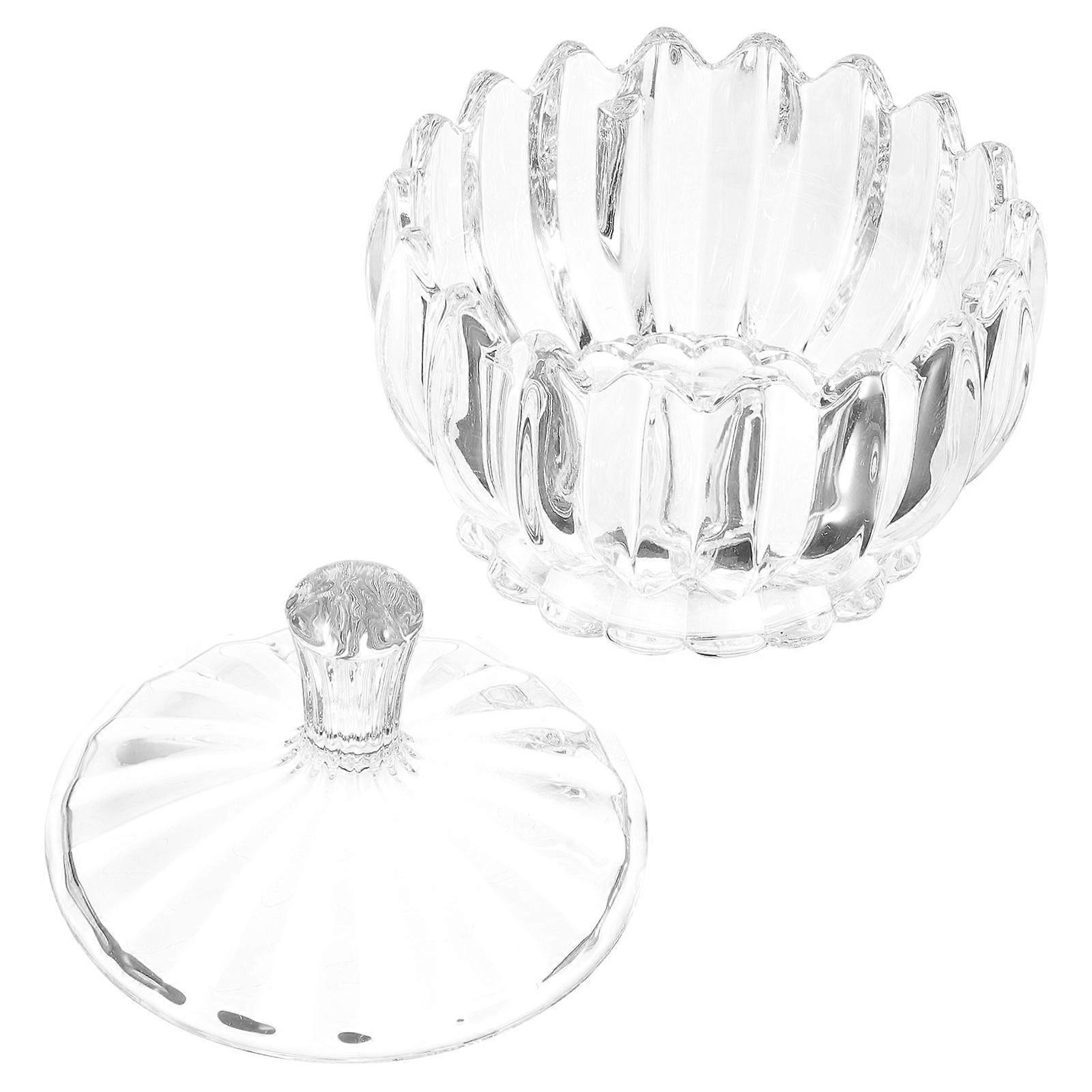 Transparent Glass Storage Jar for Home Use and Sealed Lid to Store Dry Food 7.87 Inches