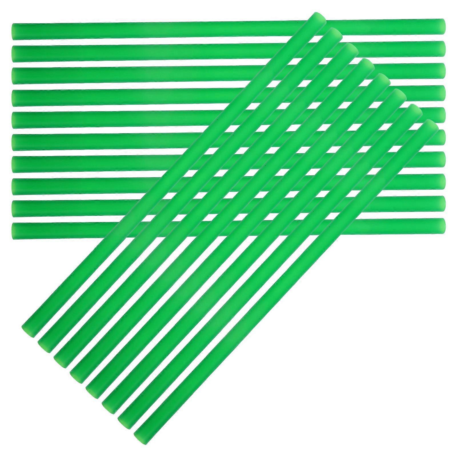 Bulk Straws For Kids Personal Use And Events 26cm X 1cm X 1cm Green 100Pcs