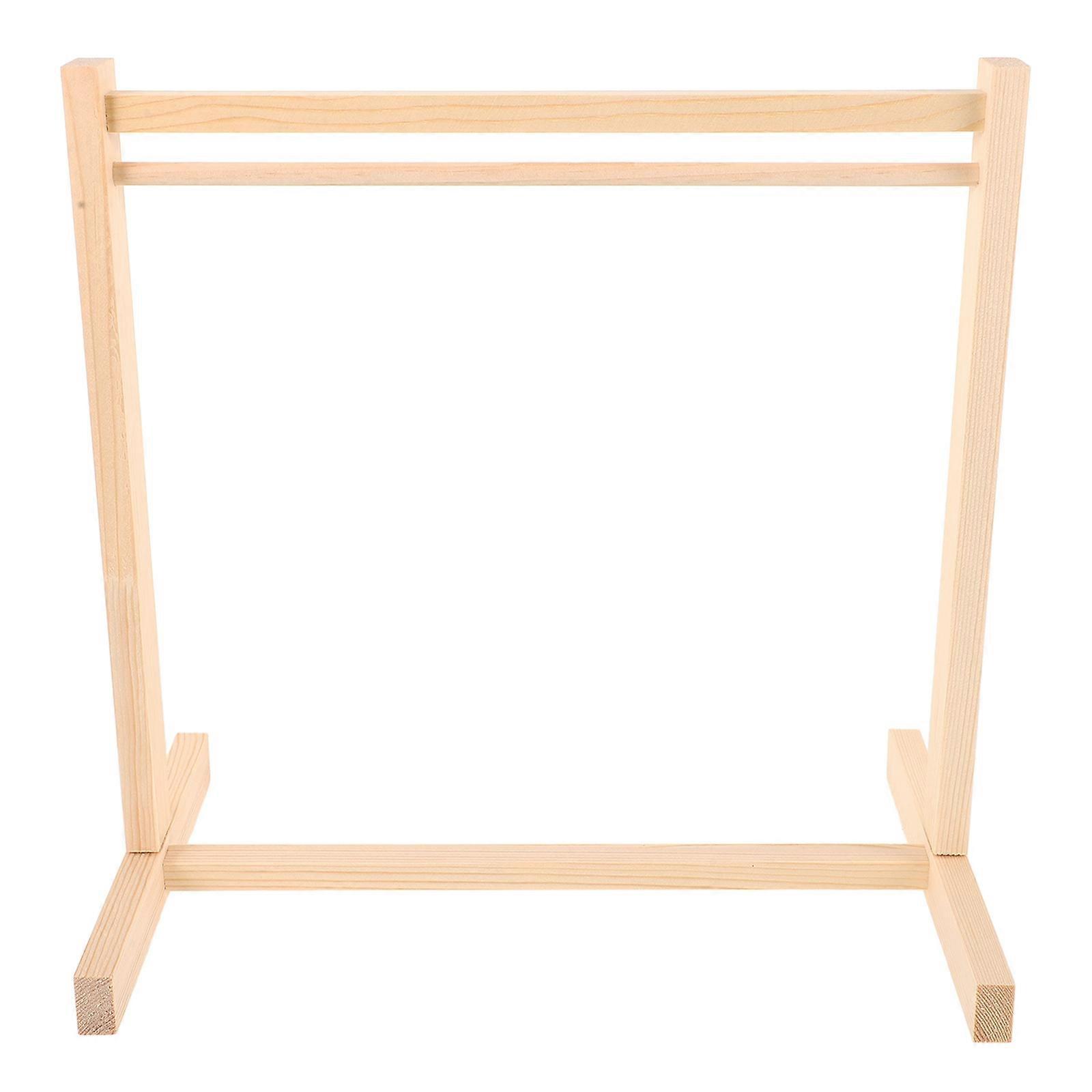 Mini Doll Clothes Rack Single Layer Garment Holder for Dollhouse Easy to Clean Organizer Stand Storage Wardrobe Display Sorting Skills