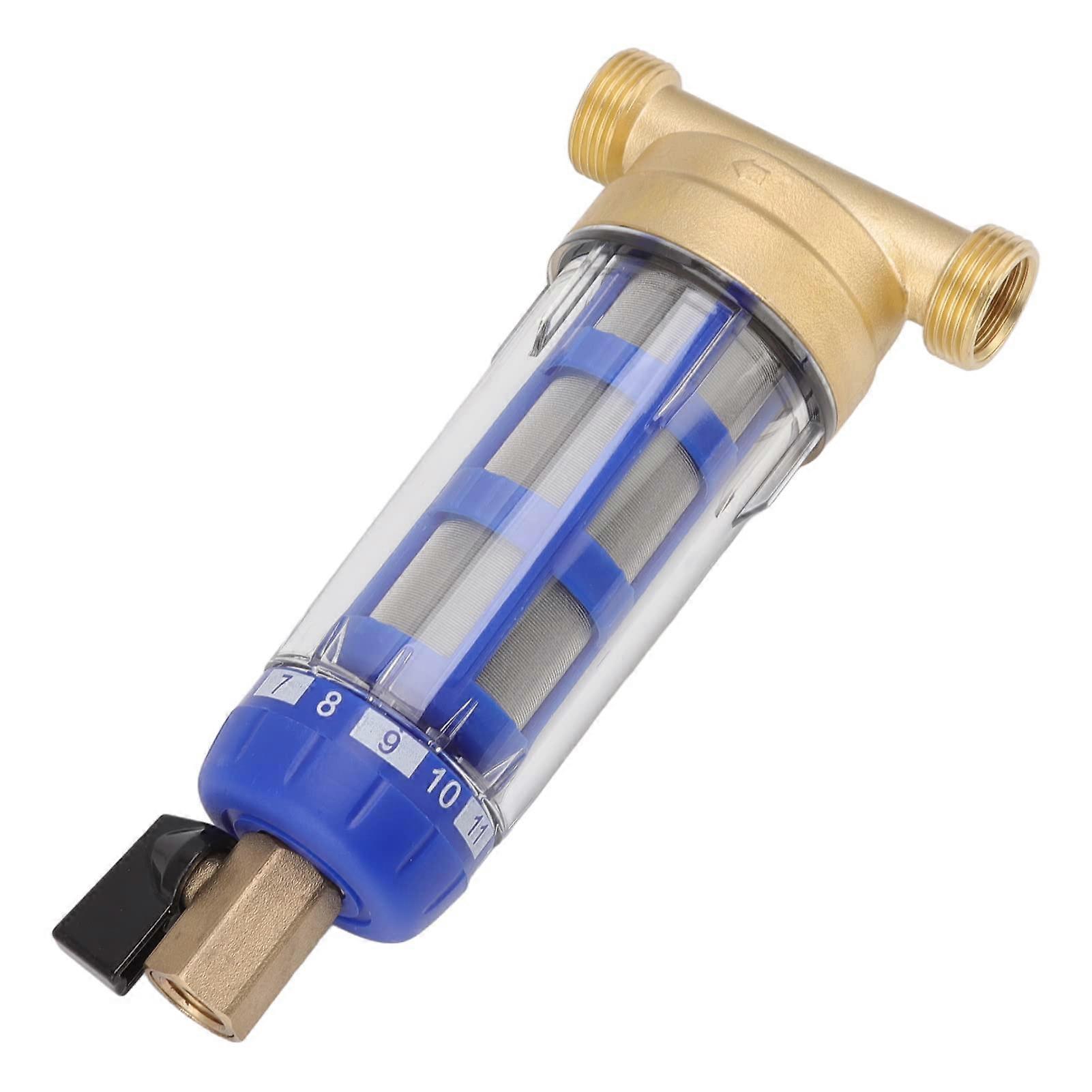 Sediment Water Filter for Whole House Protection - Efficient Device Operation, High Filtration Capacity