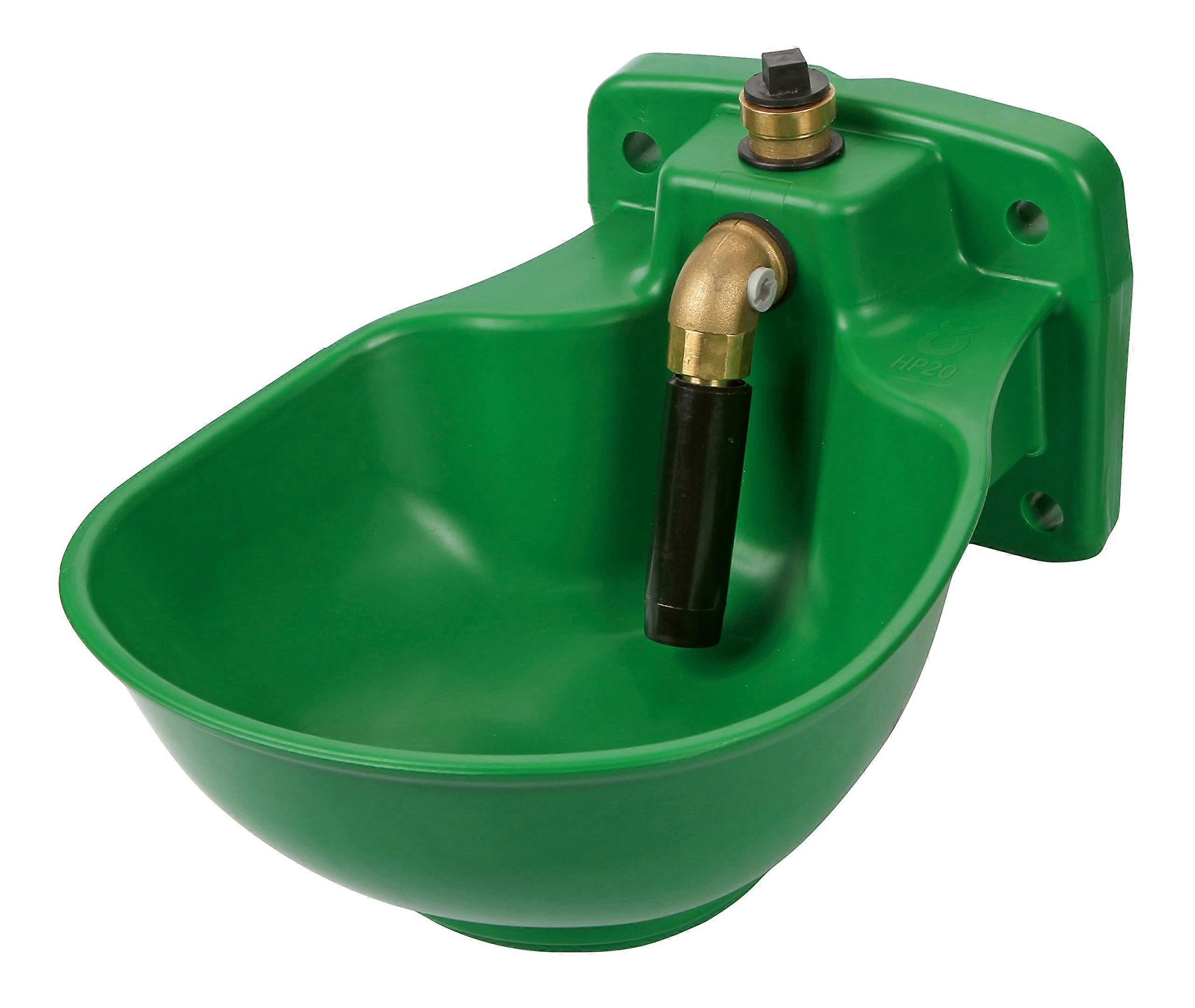 Kerbl AKO 222040 Plastic Drinking Bowl Heatable Model HP20-230 for Livestock, Large Capacity, Durable Design