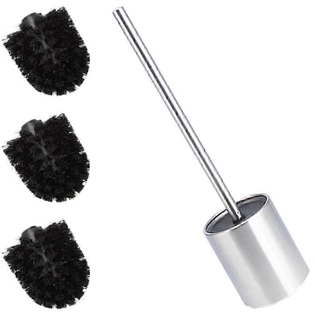 Toilet Bowl Brush Holder Durable Design Cylindrical Handle 43X10X10CM Non-Slip Handle 1Set