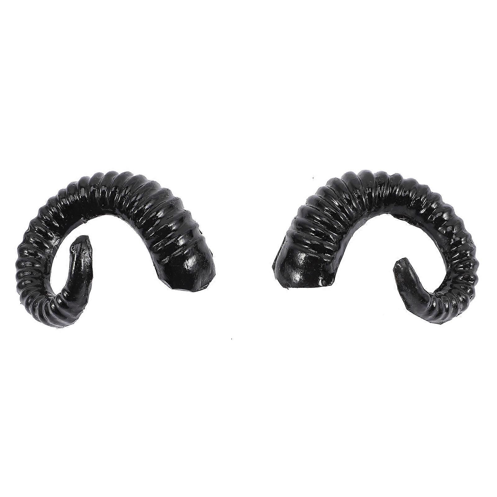 Sheep Horn Headpiece Durable Cosplay Costume Decor for Halloween Festive Celebrations Easy to Wear Unique Design for Adults
