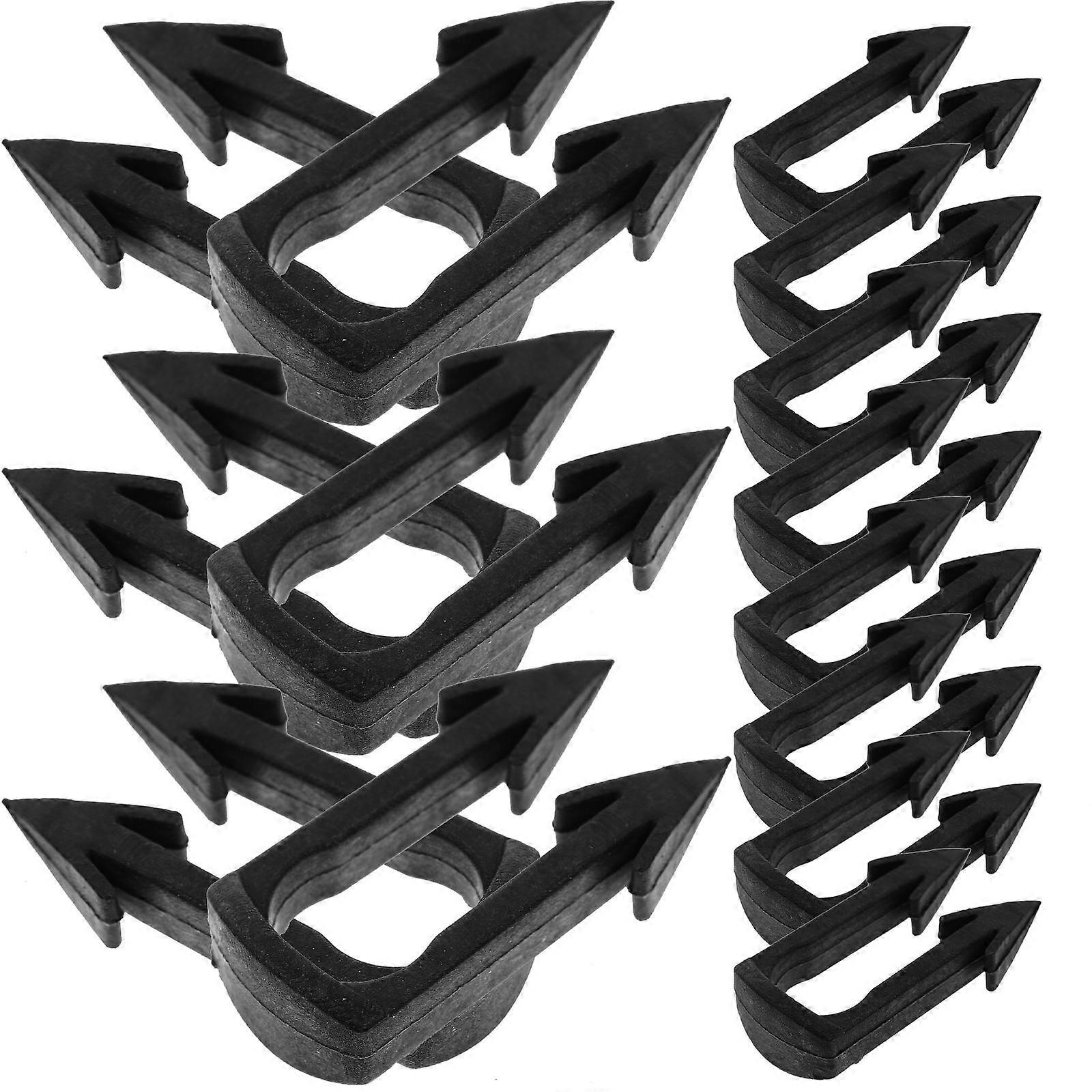 Adjustable Garden Clips 200Pcs Black Reusable Plant Holding Clips For Farmers Suitable For Fixing Plant Vines