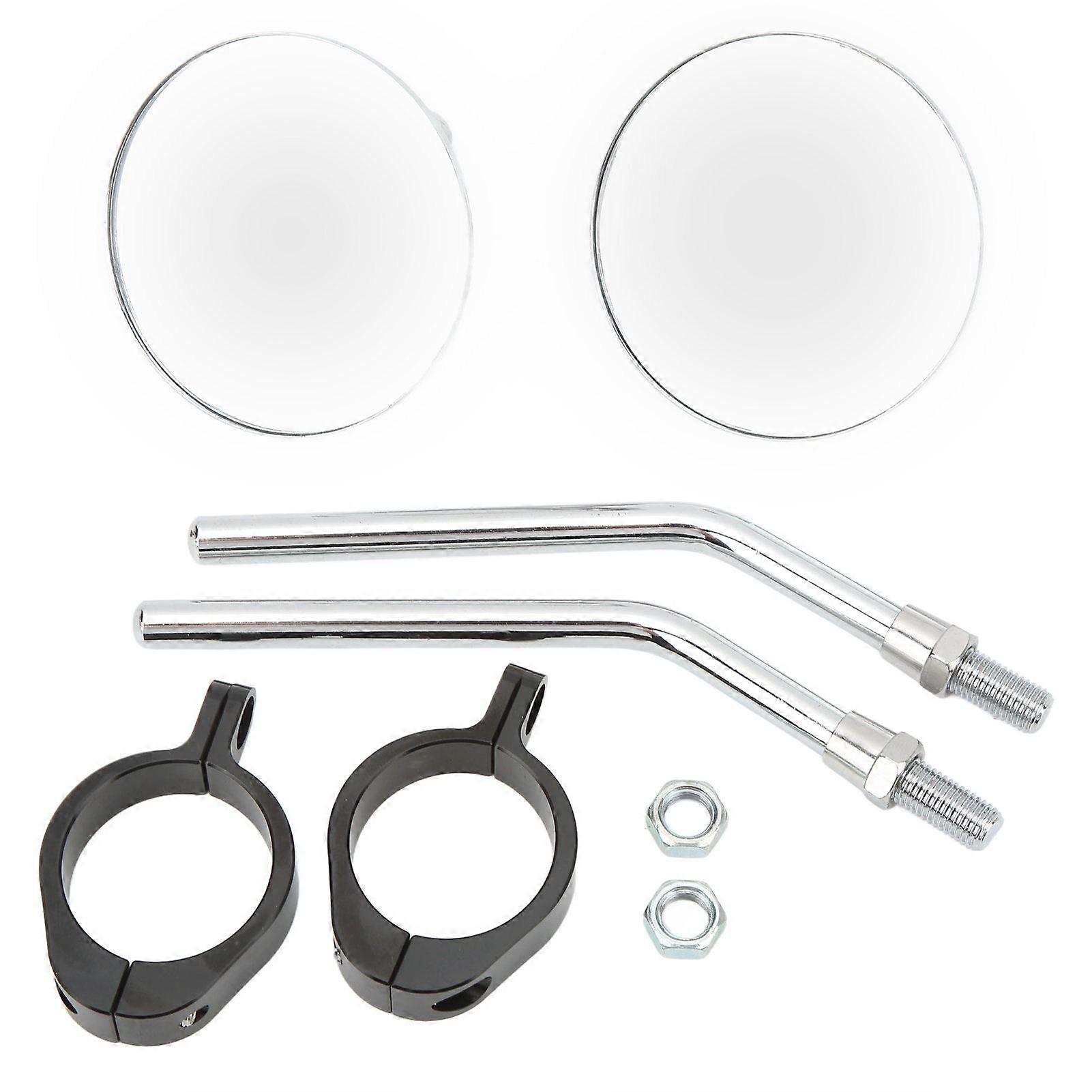 Universal Fit Adjustable Motorcycle Side Mirror 38mm Inner Diameter