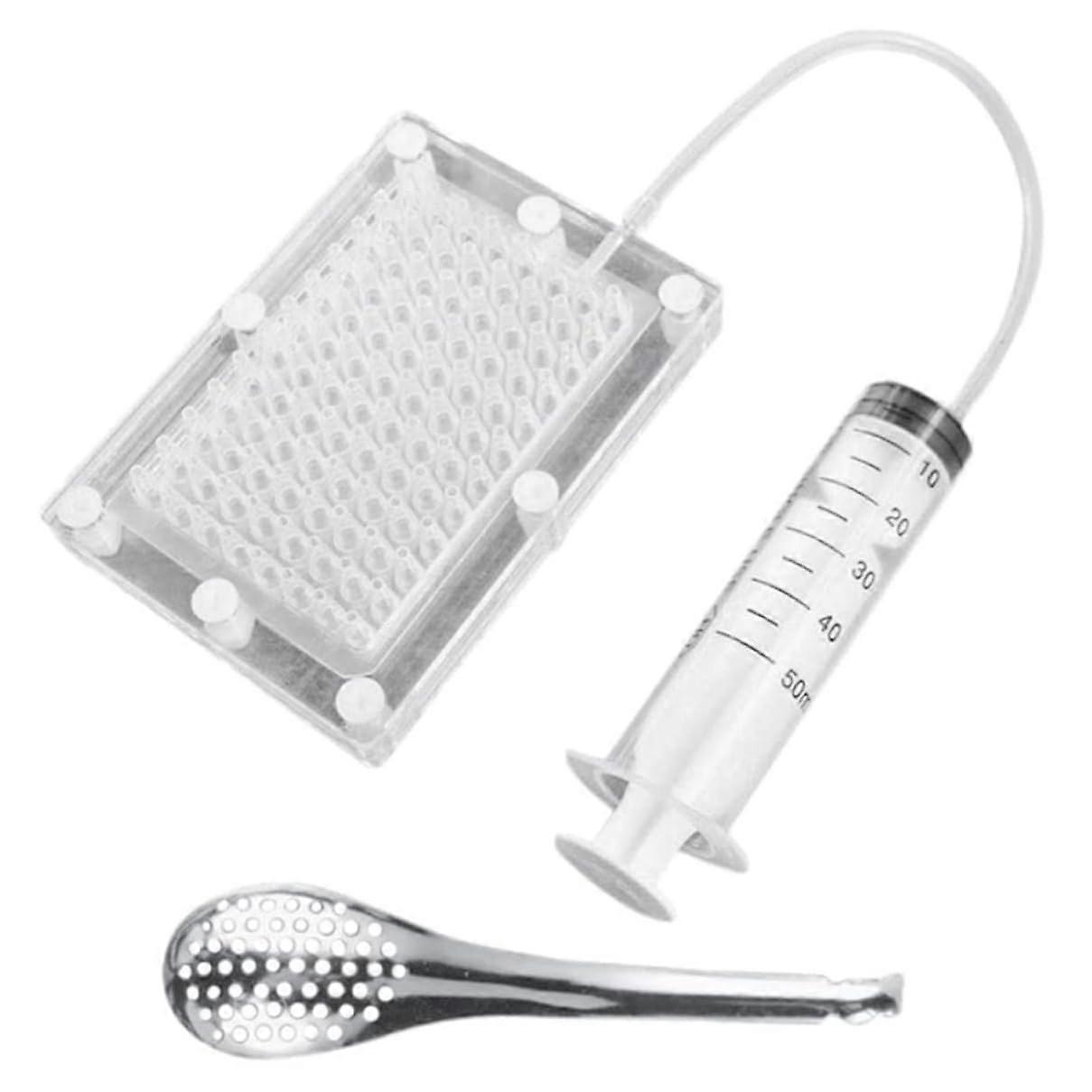 Molecular Gastronomy Caviar Maker Professional Gourmet Dispenser with Filter for Culinary Techniques and Recipes