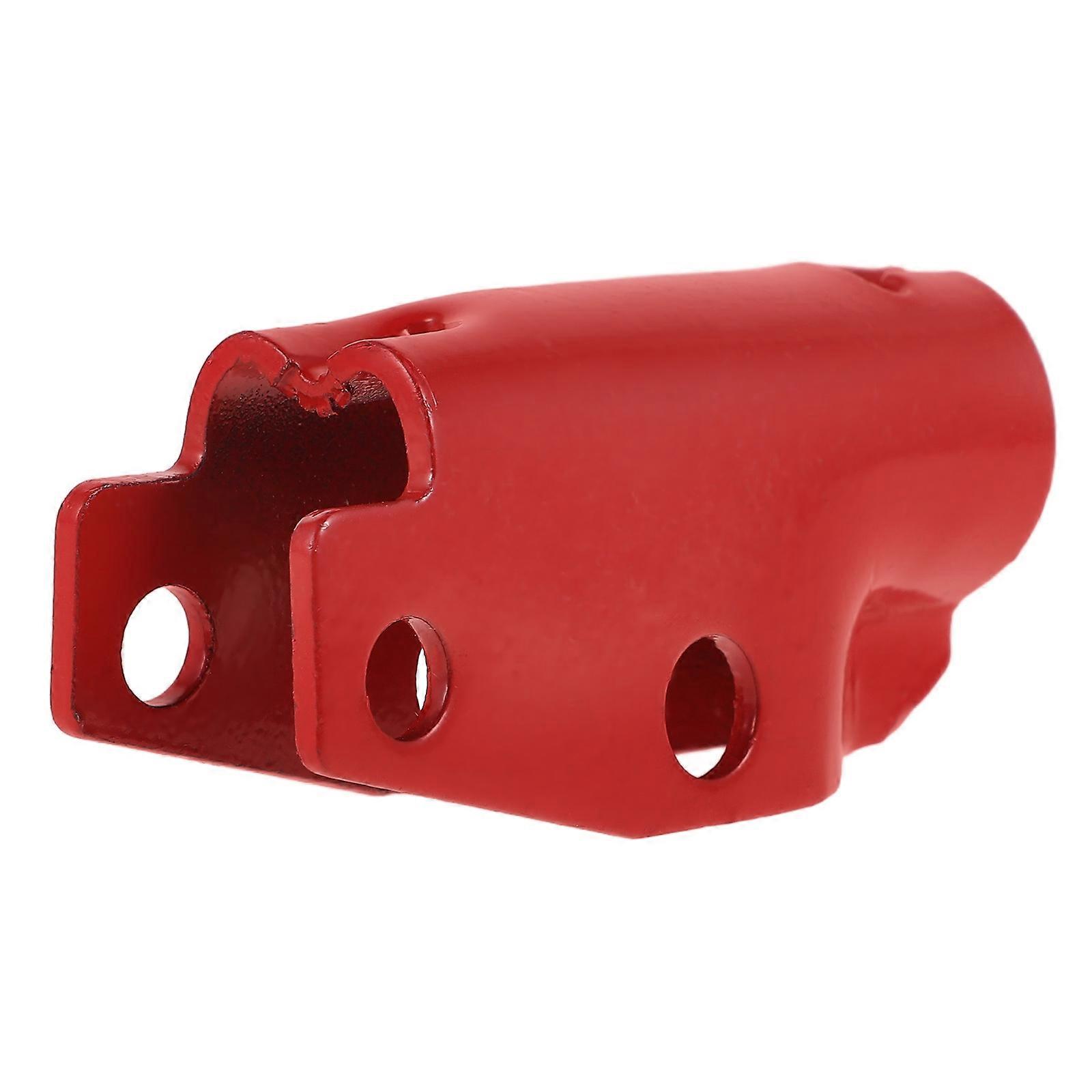 Hydraulic Jack Handle Connector Replacement for Repair Use Firm Iron Red Multifunctional