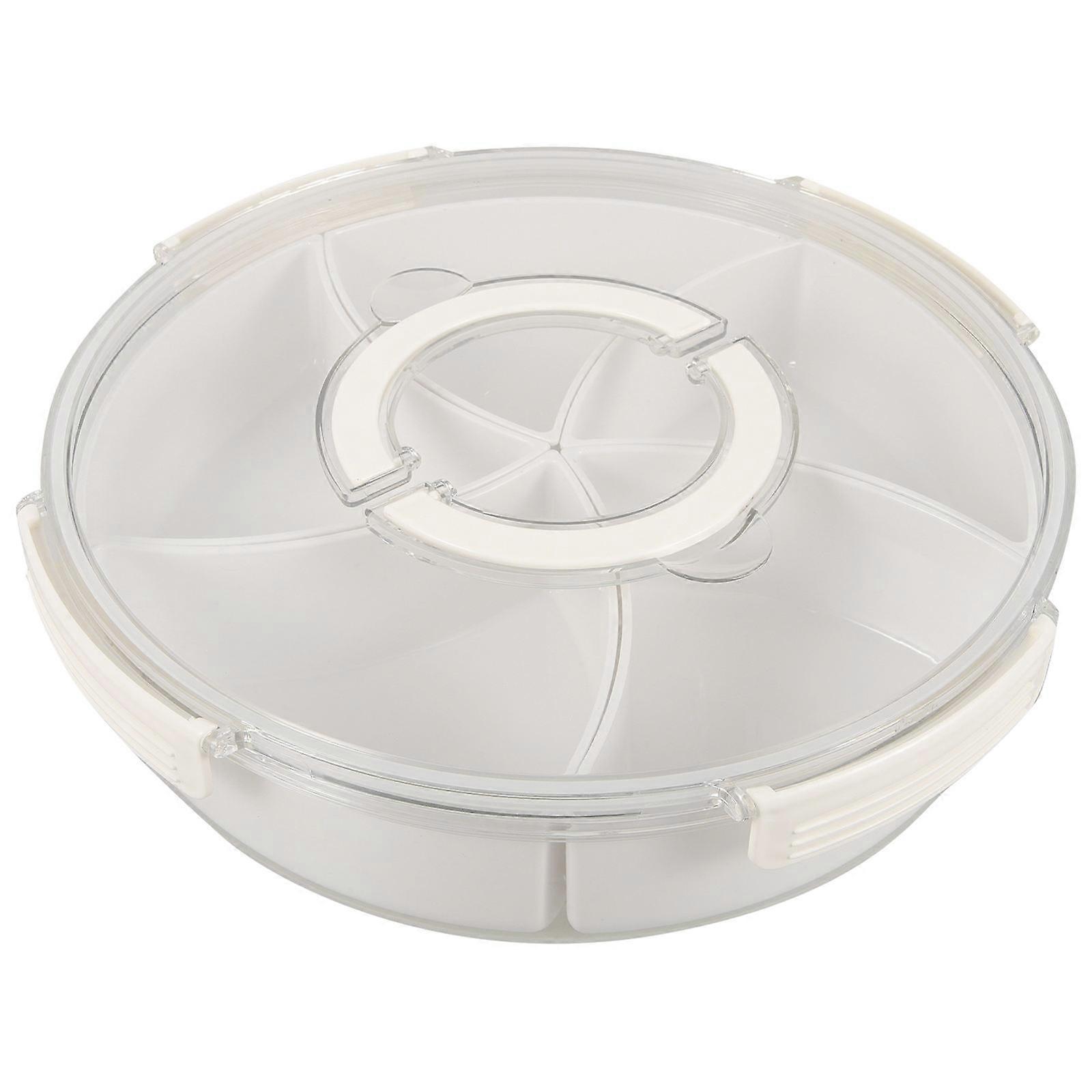 Divided Serving Tray with Lid 1 Set Candy Nut Serving Container Plate Dish