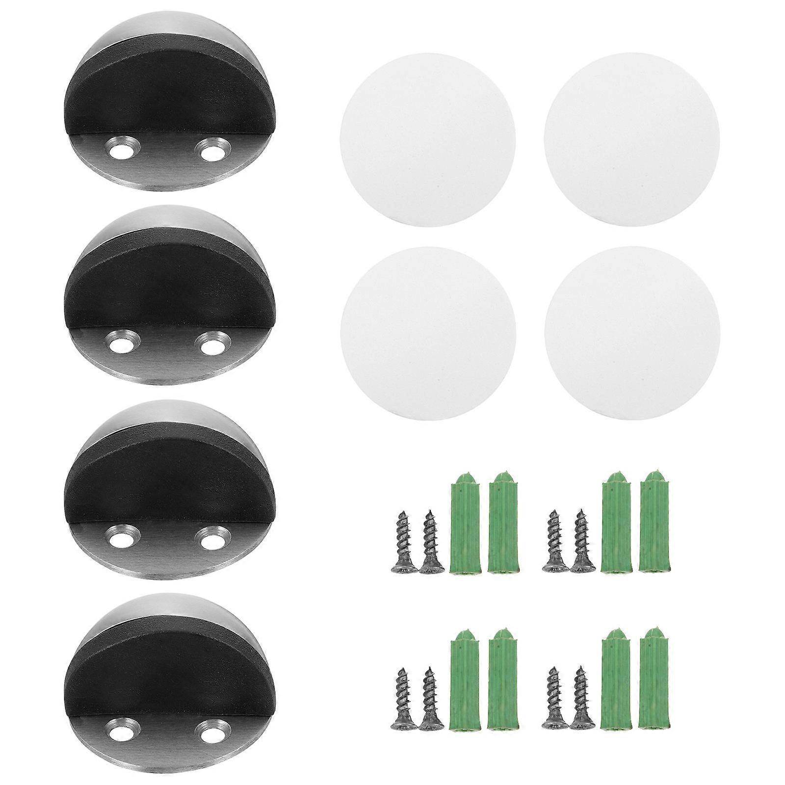Invisible Door Holders Stainless Steel Door Stoppers Child Safety 4.5x4.5 CM Magnetic Force