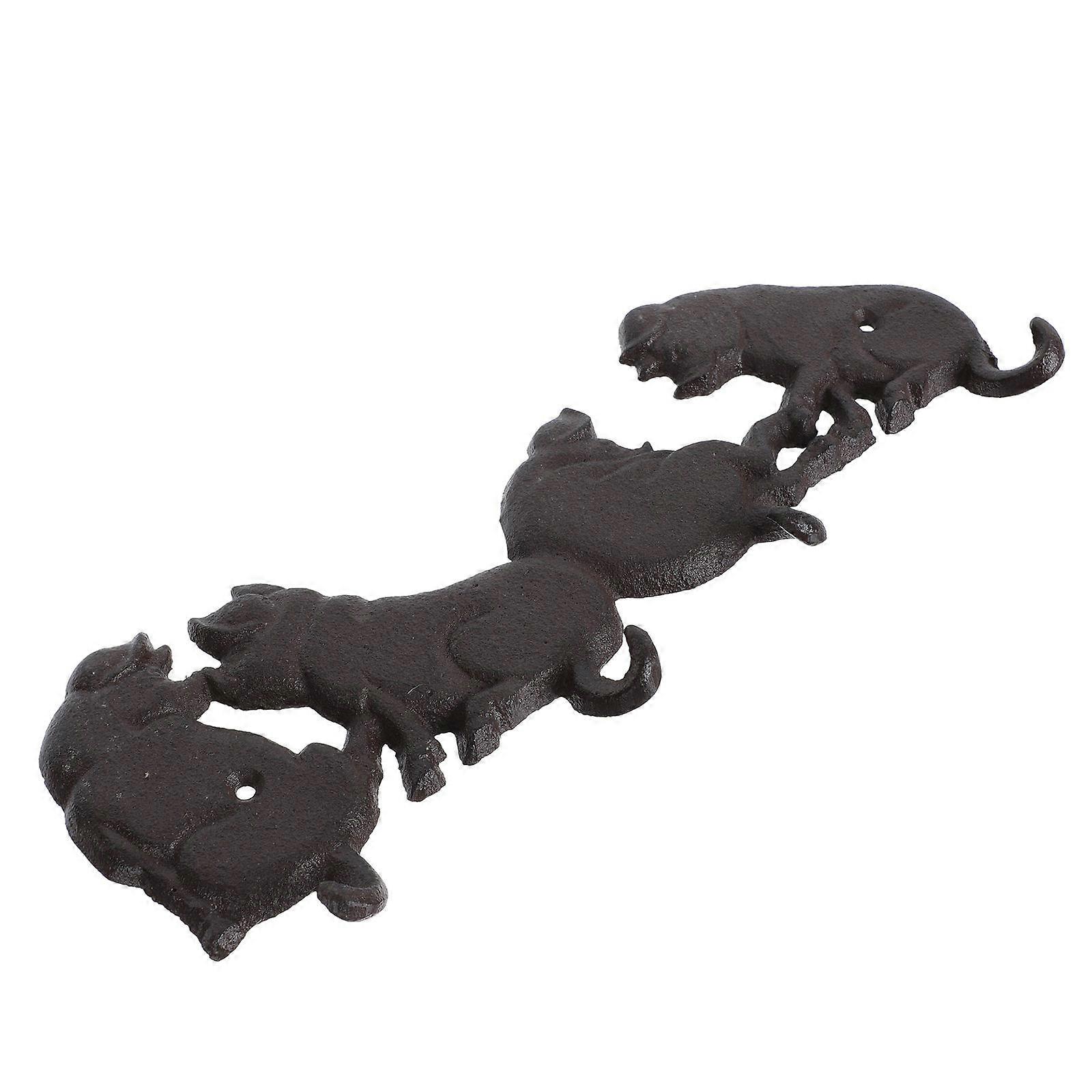 装飾的な壁のフック1パックのアイアンハンギングフックオフィスの装飾の商業空間の使用29X11cmのヴィンテージの素朴なスタイルのアクセサリー