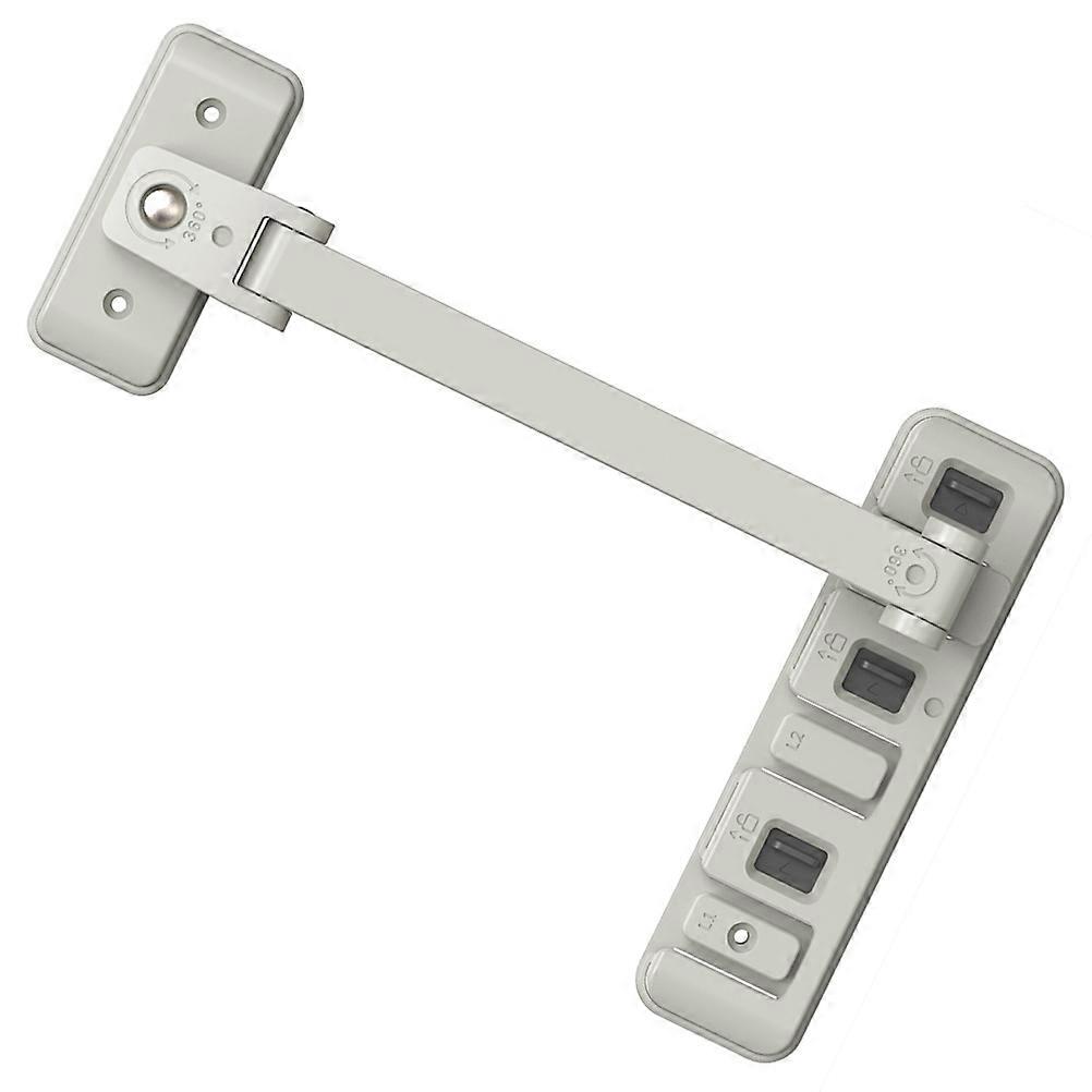 Child Proof Window Locks Adjustable Strap Lock For Home Safety And Child Protection In White Color 1Set