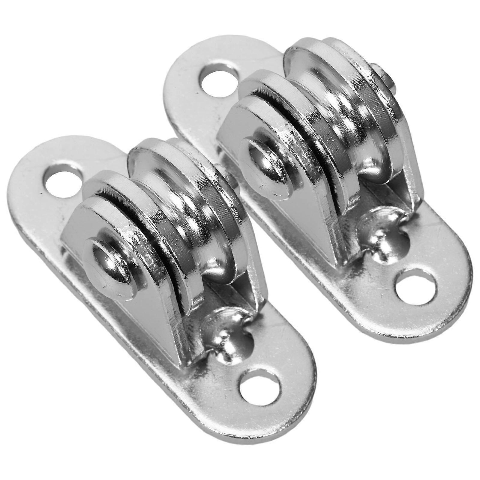 Stainless Steel Single Pulley Wheel with Detachable Design for Silent Operation and Easy Maintenance Silver