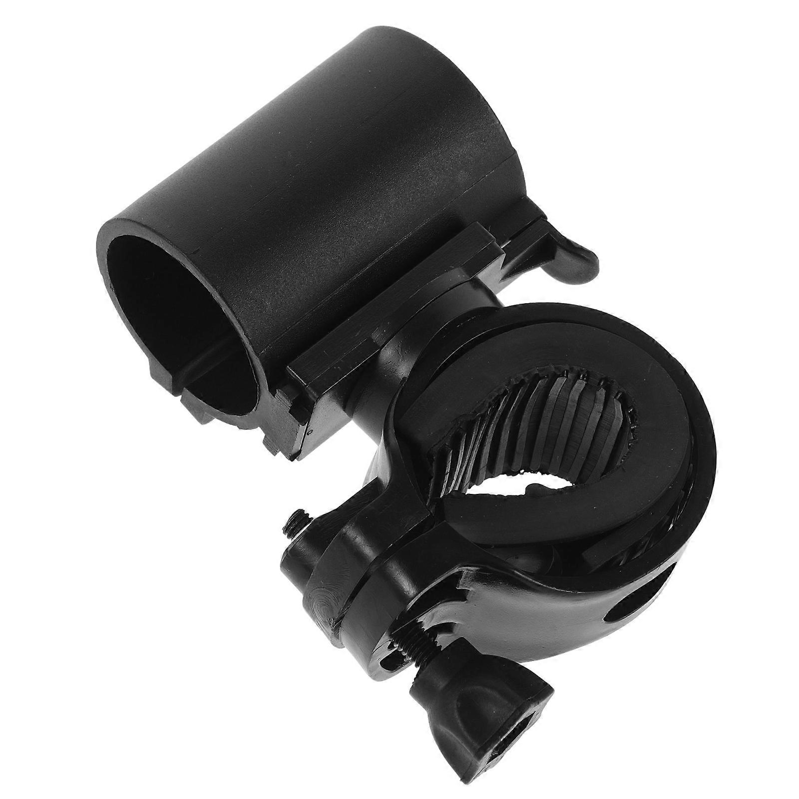 Rotatable Bike Flashlight Holder Clip Durable Bicycle Light Bracket for Secure Night Riding Easy Installation
