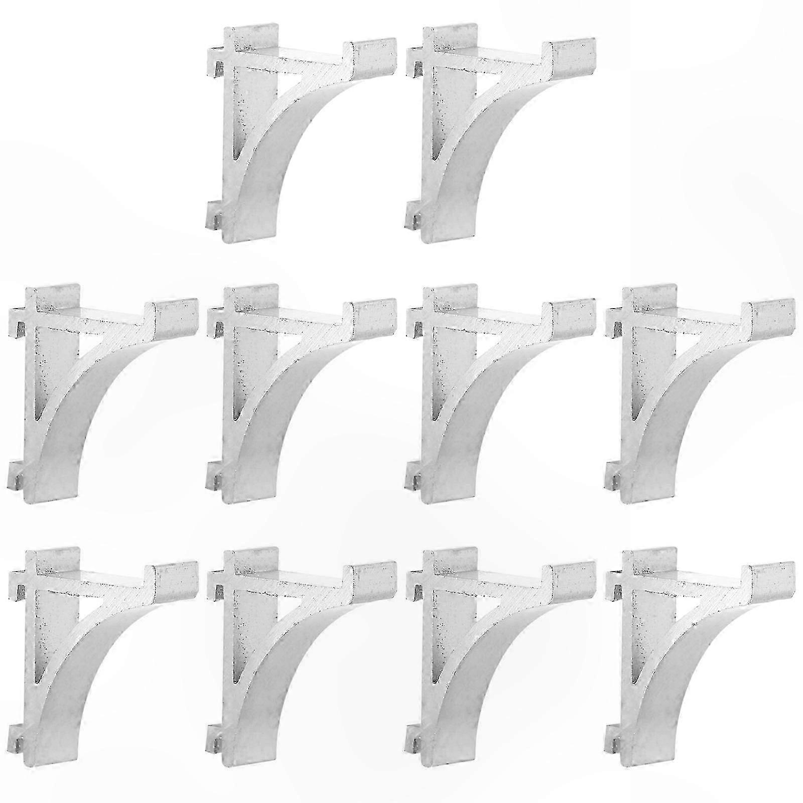 Freezer Shelf Clips 10pcs, Adjustable Refrigerator Support Clips for Cooler Shelf Braces
