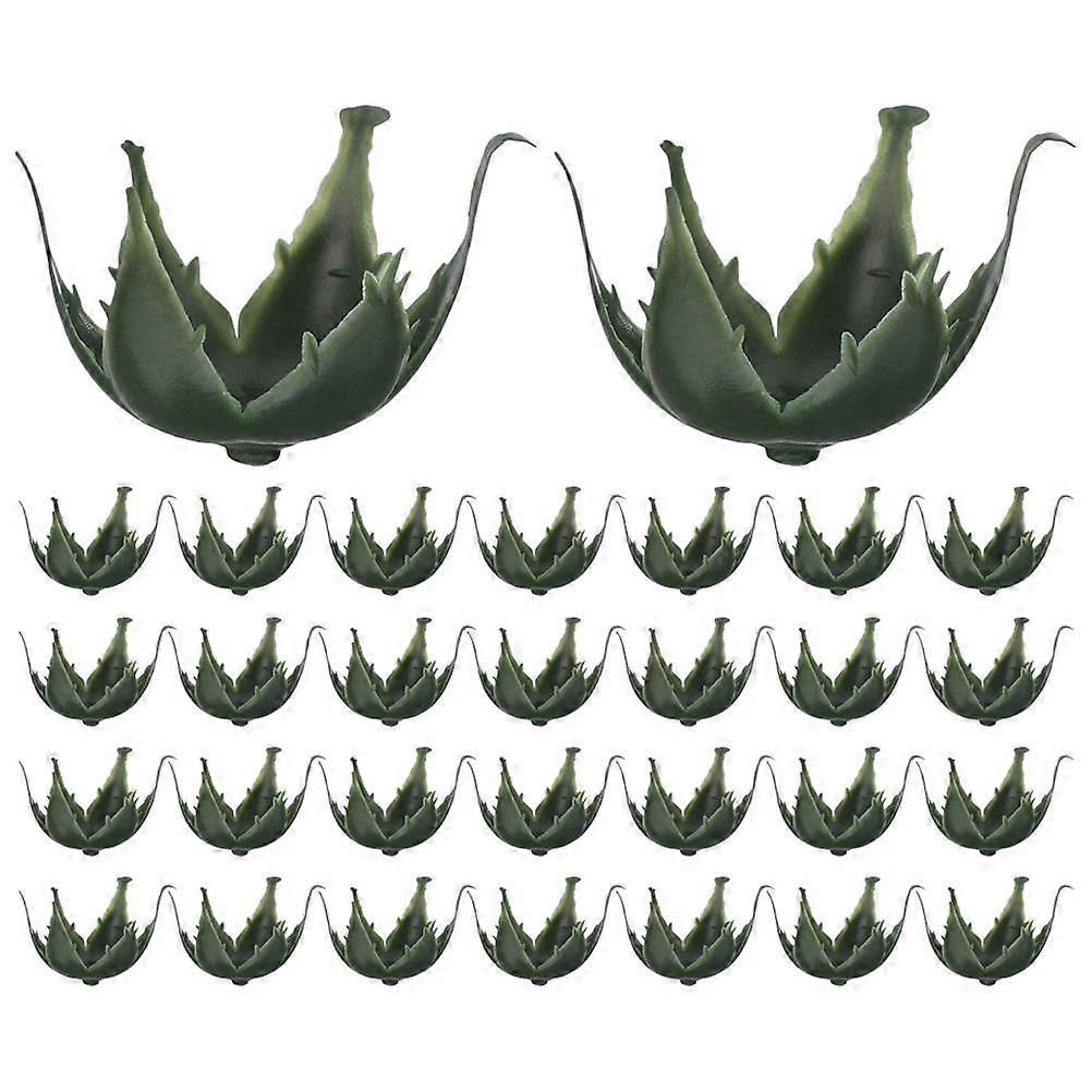 30pcs Flowers Rose Receptacles Calyxes Artificial Flowers Calyxes DIY Flower Calyxes Materials