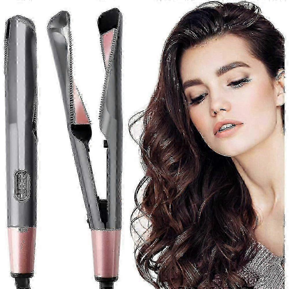 レミントン カールストレート コンフィデンス 2-in-1 マルチスタイラー - 多用途のヘアスタイリング&縮毛矯正のためのカーブプレート