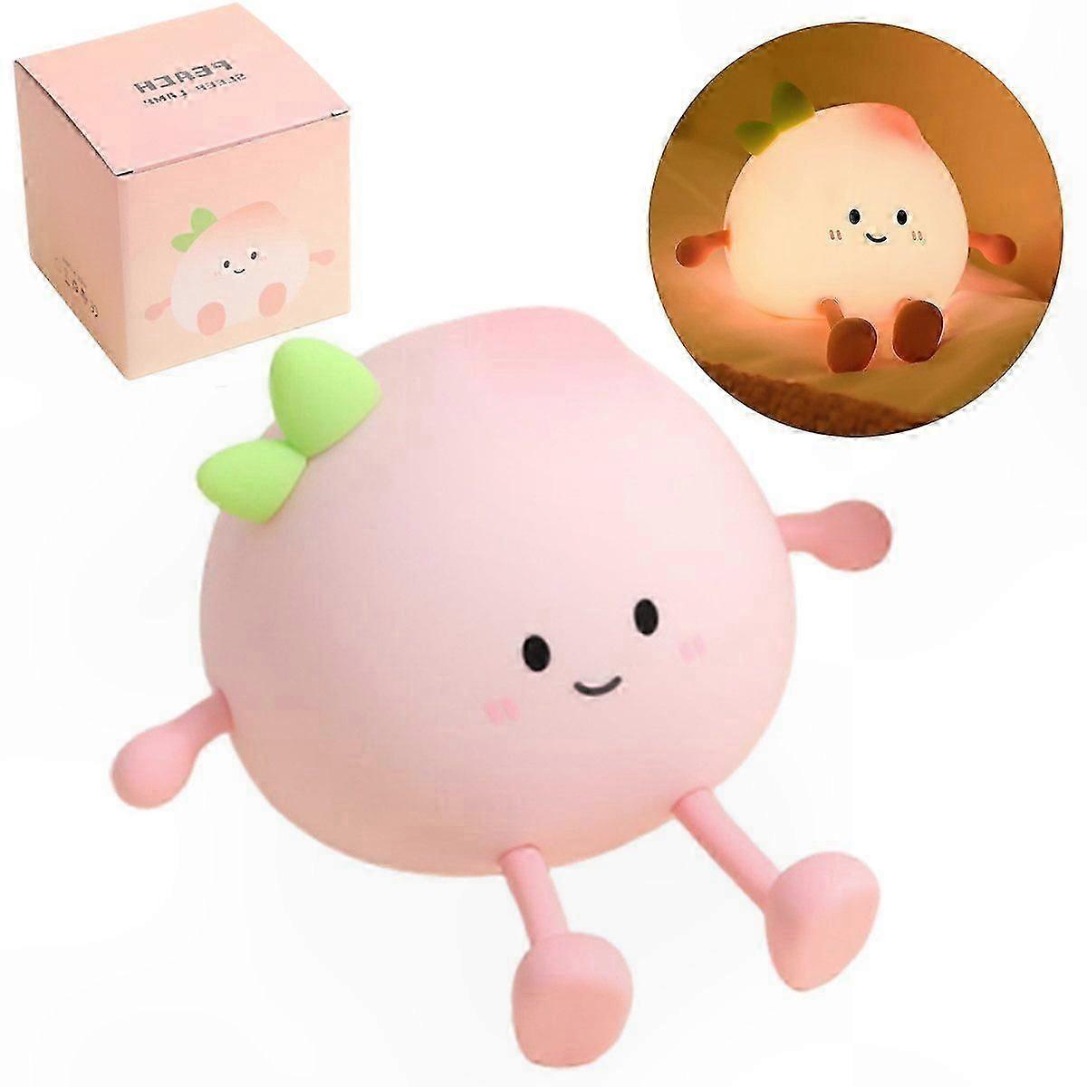 Soft Glow Rechargeable LED Touch Lamp with Timer for Kids Bedrooms