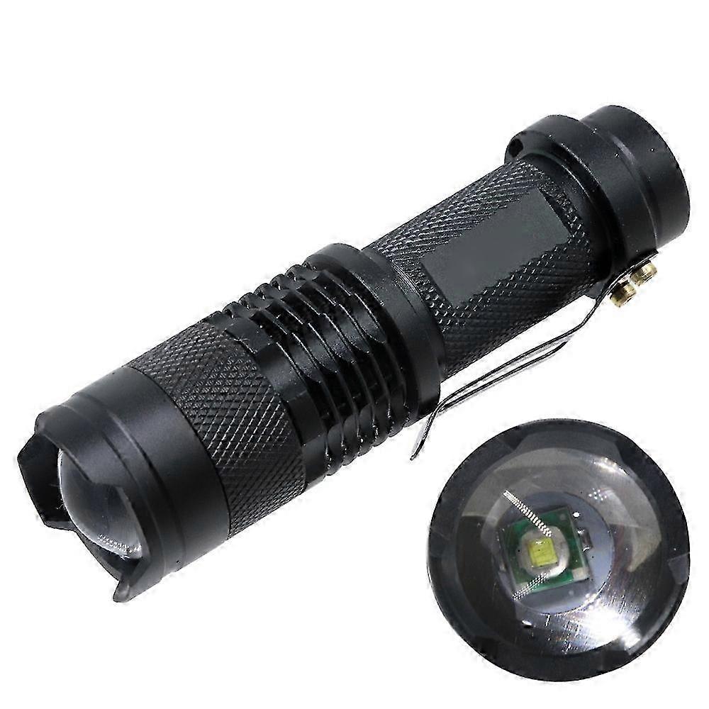 2025 Q5 Mini LED Flashlights Telescopic Zoom 3 Mode Waterproof Torch Penlight