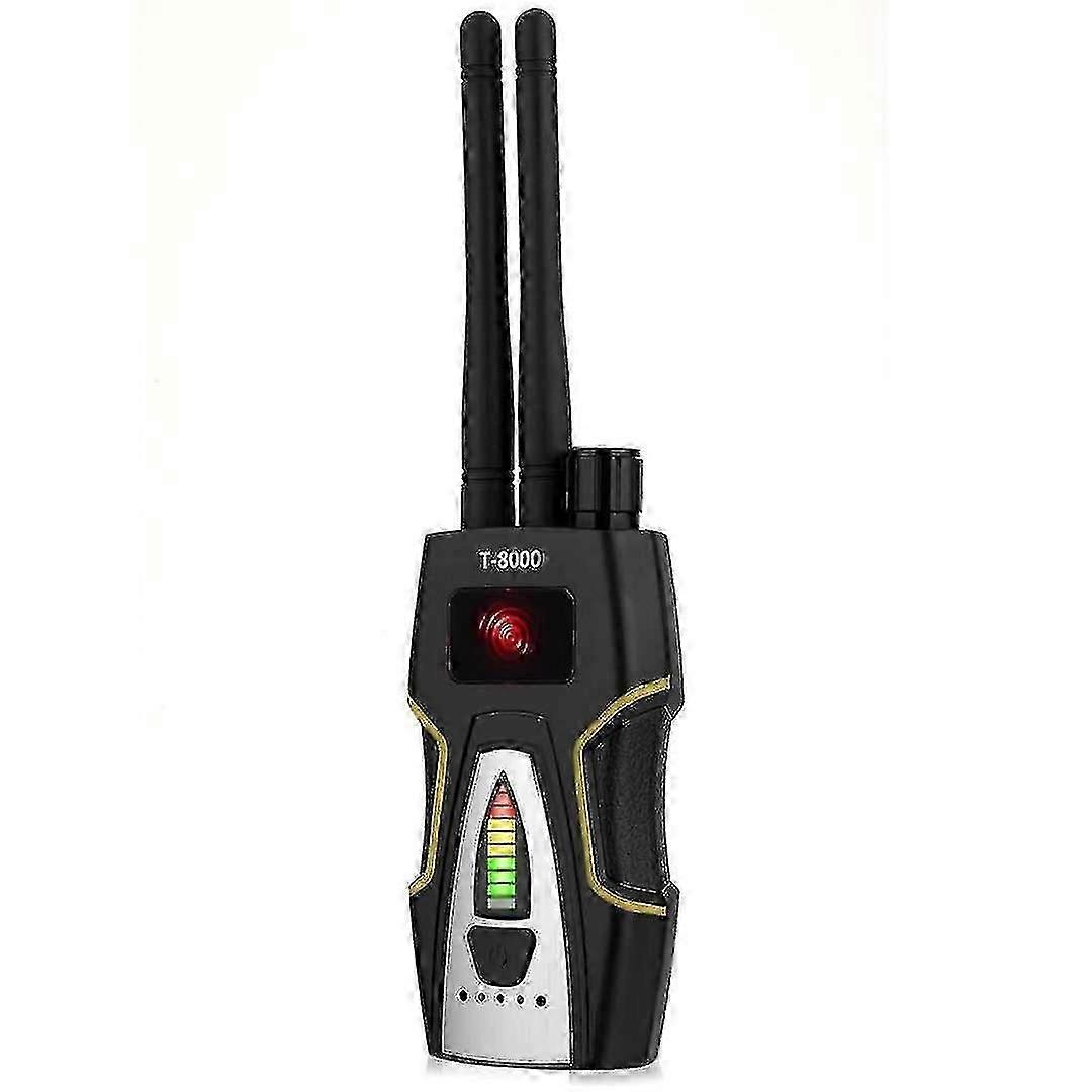 2025 Signaldetektor Anti-Spionage-Detektor T-8000 Drahtloser Signal-Tracker Audio Gps Tracer Finderschwarz