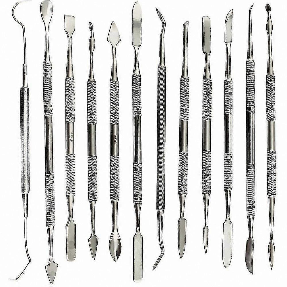 Double-Ended Wax Carving Tools Set for Dental and Art Modeling Use