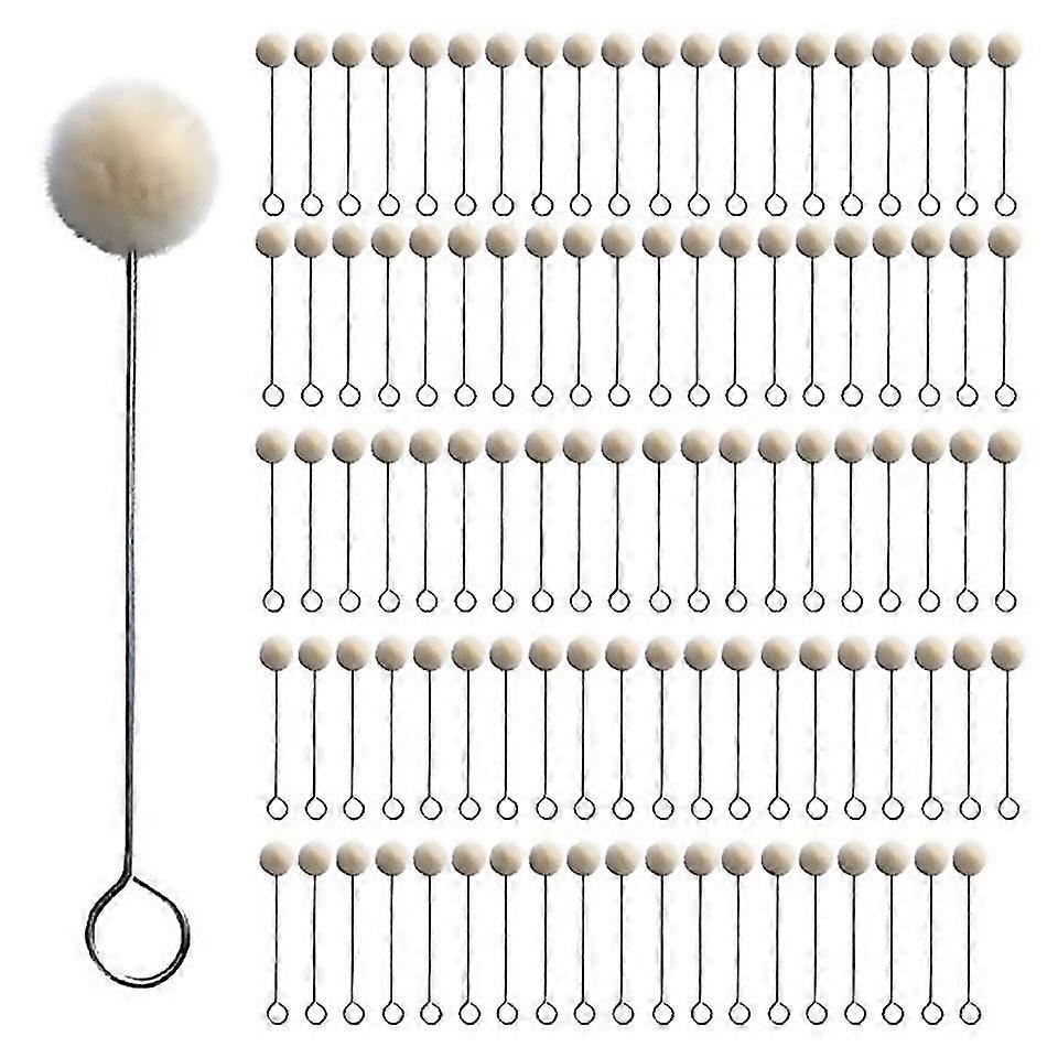 Pour 100pcs sculpture en cuir teint laine boule brosse fait à la main soin du cuir colorant à l’alcool colorant huileux colorant