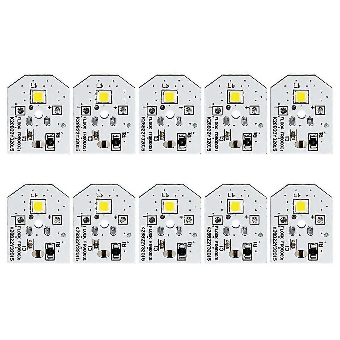 For 10pcs Wr55x25754 Refrigerator Led Light Board