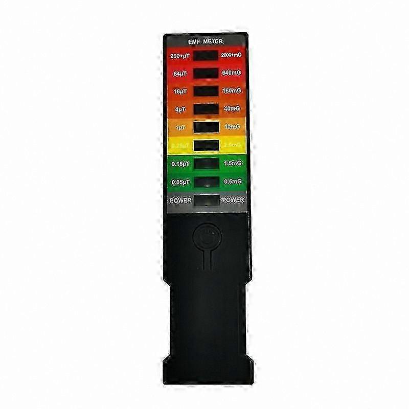 EMF Detector Portable Magnetic Field Meter with 8 LED Indicators for Environmental Measurements