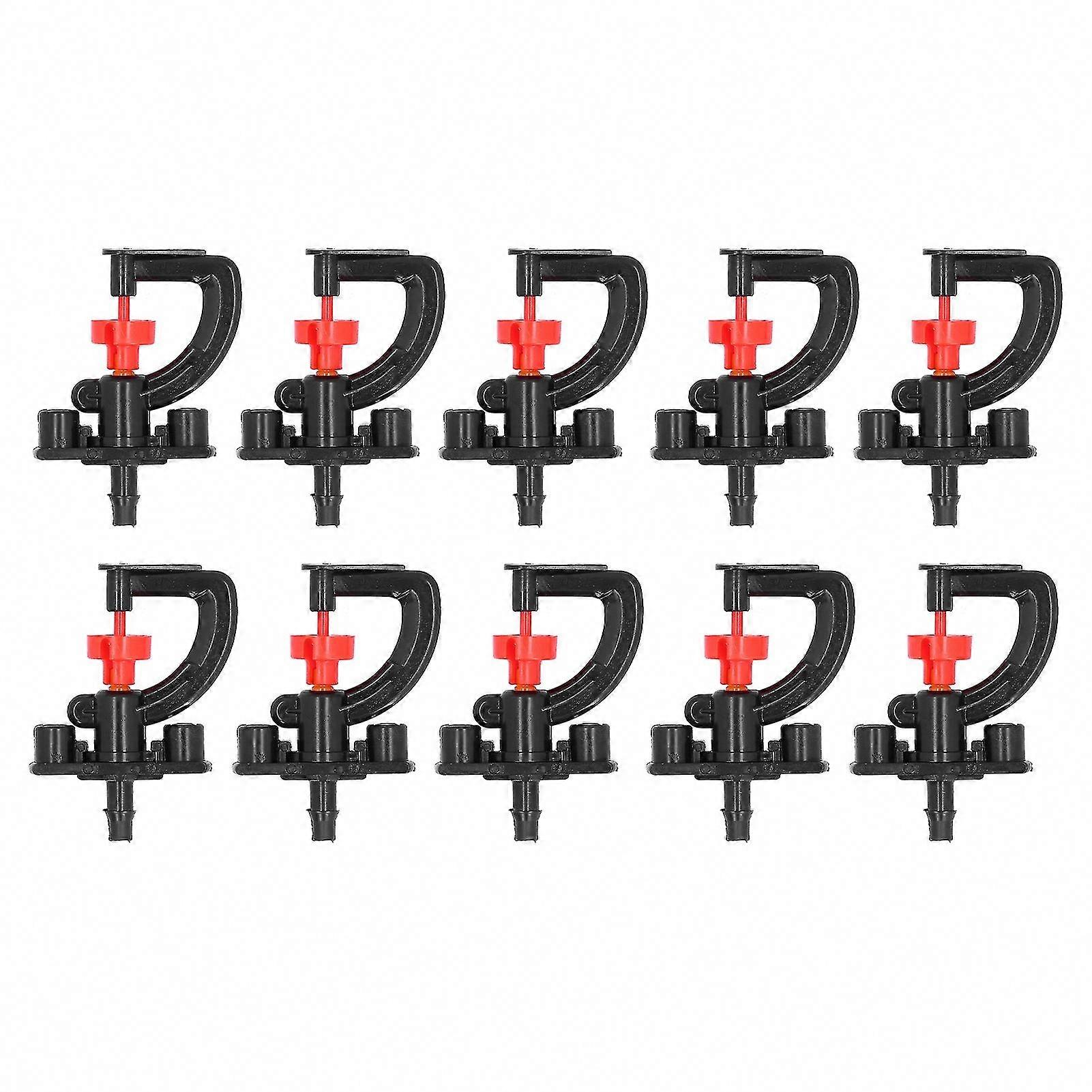 10-Pack G-Type Micro Rotating Nozzle Refraction Spray for Greenhouse Watering