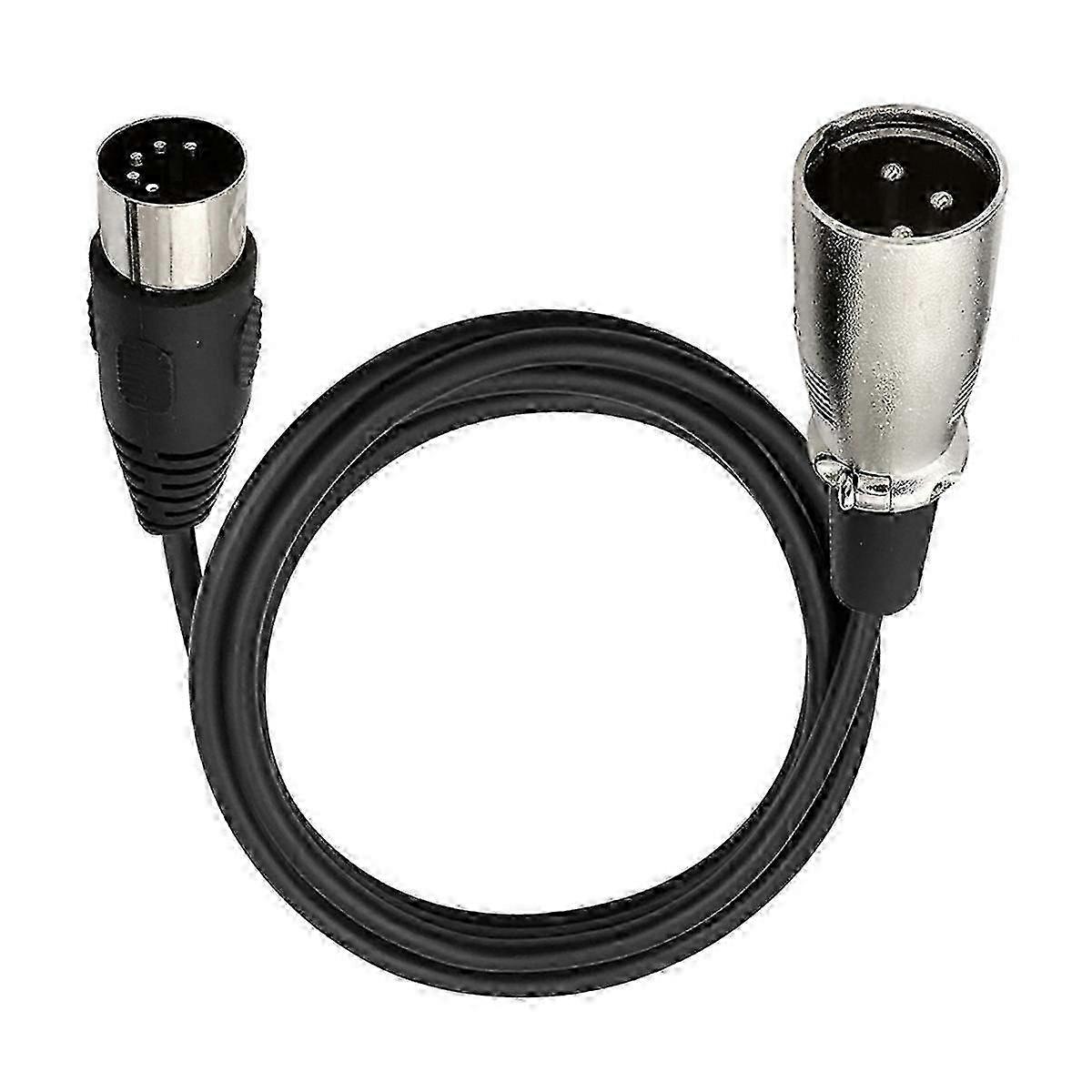 Din 5 Pin To Xlr 3 Pin Audio Cable For Match Music Instruments Or Cables With Midi Or Xlr Din 5p Mal