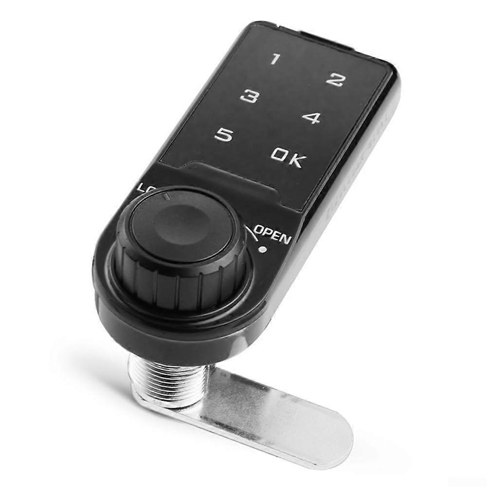 Intelligent electronic password cabinet lock, touchscreen digital password lock, for secure cabinets, lockers, hotel safes, and more (30 mm)