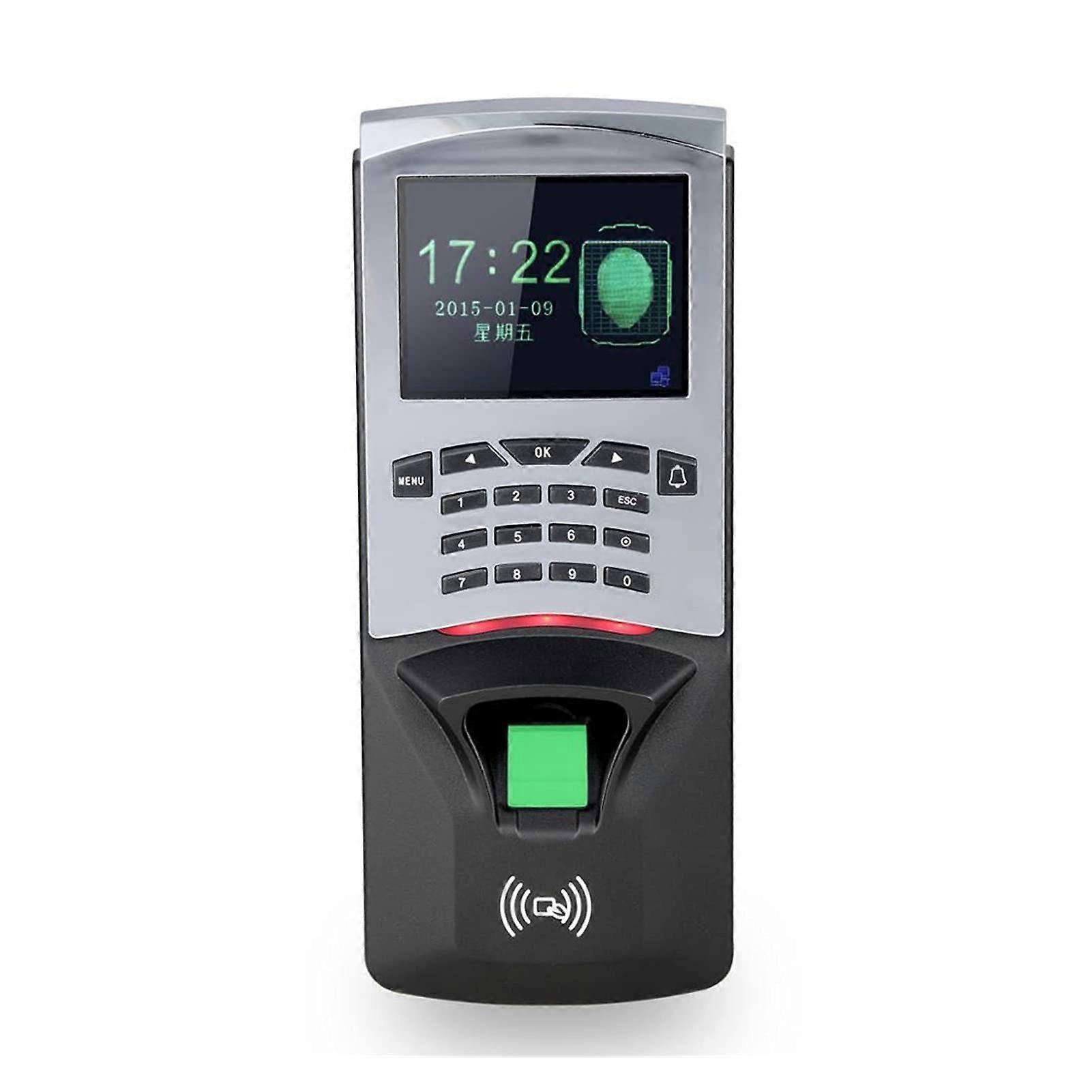 Employee Stamp Clock Fingerprint Password Key Lock Access Control Machine