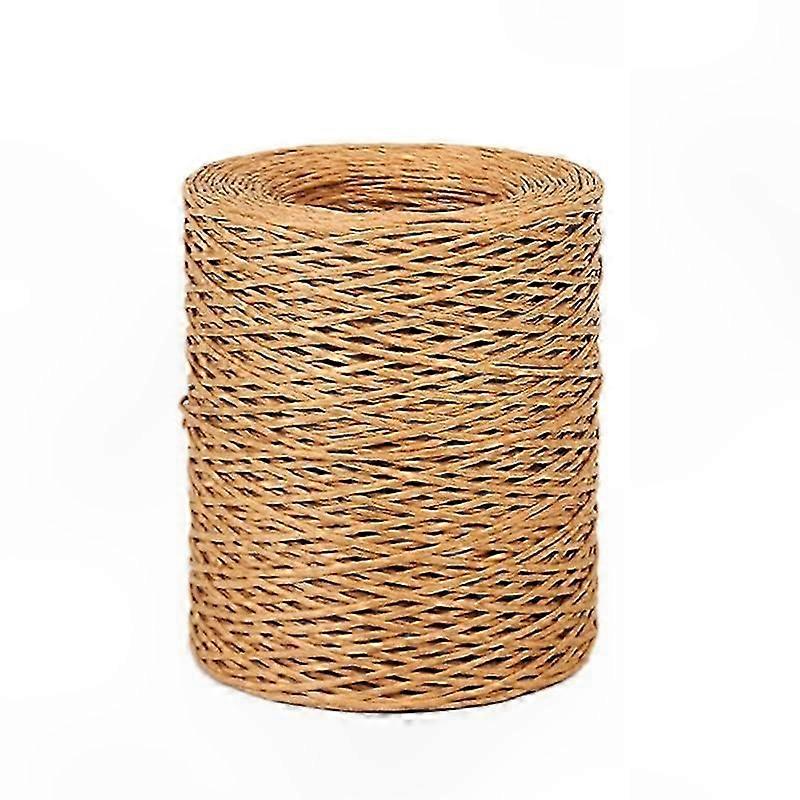 Hellbrauner Blumen-Basteldraht für Wickel- und Webprojekte (210M Länge)