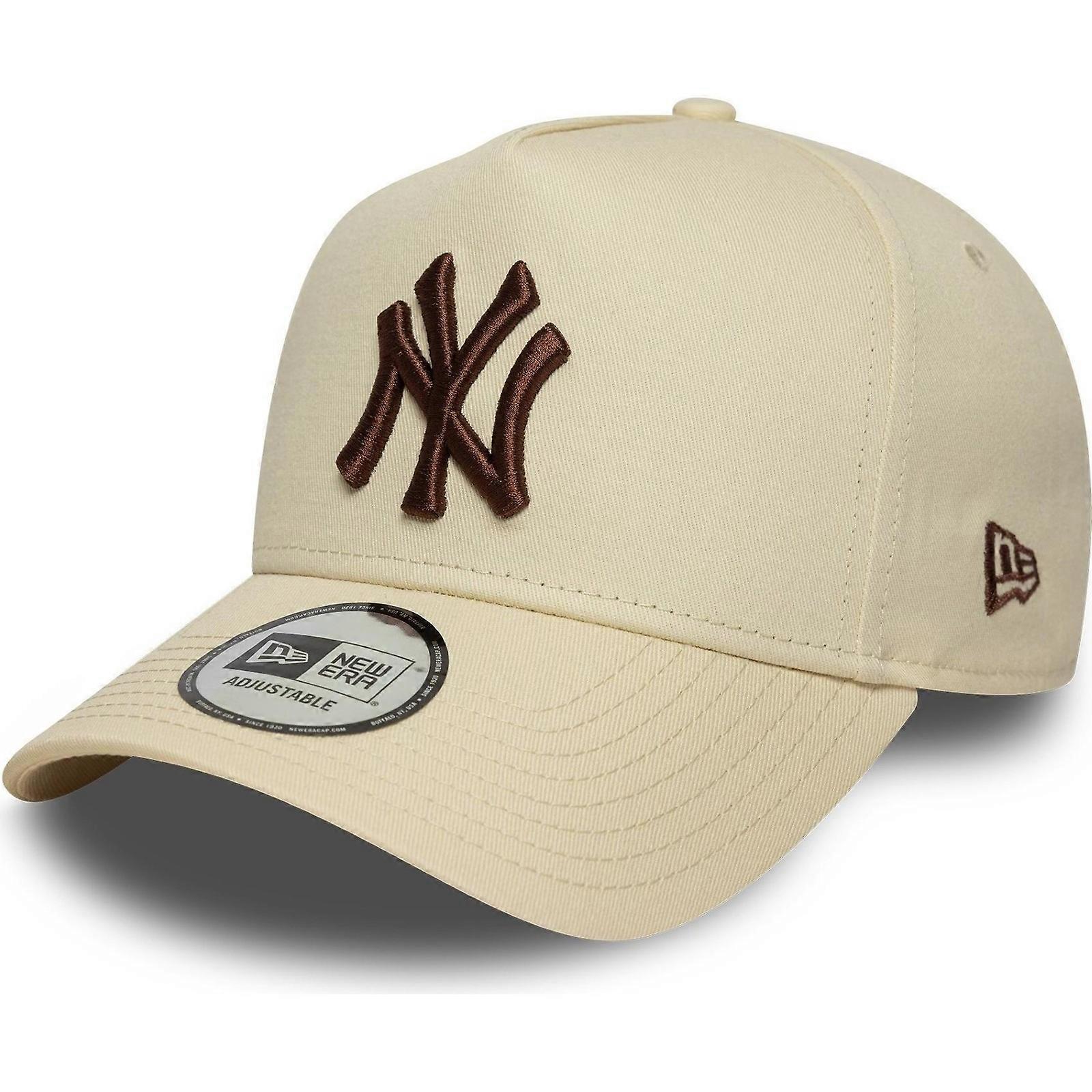 New Era Mens 9FORTY New York Yankees Baseball Cap - Light Cream - One Size