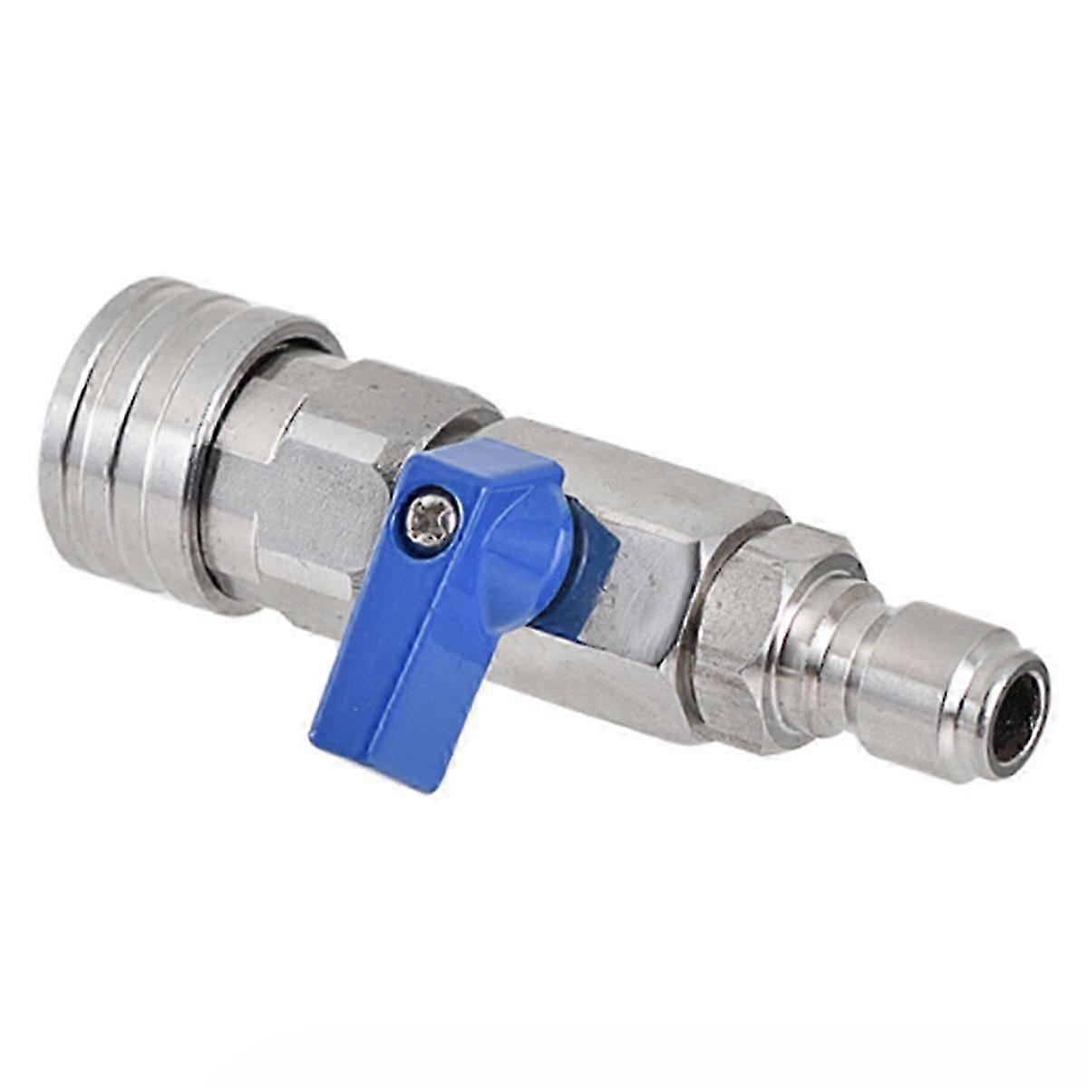 High Pressure Washer Ball Valve Kit 3/8 NPT Quick Connector 4500 PSI for Power Hose