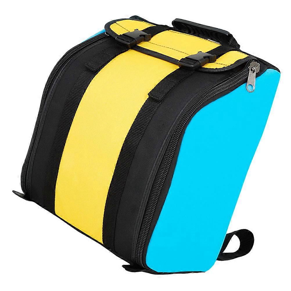 Accordion Storage Rectangular School Waterproof Oxford Fabric Black for Scratch Protection 1Pack