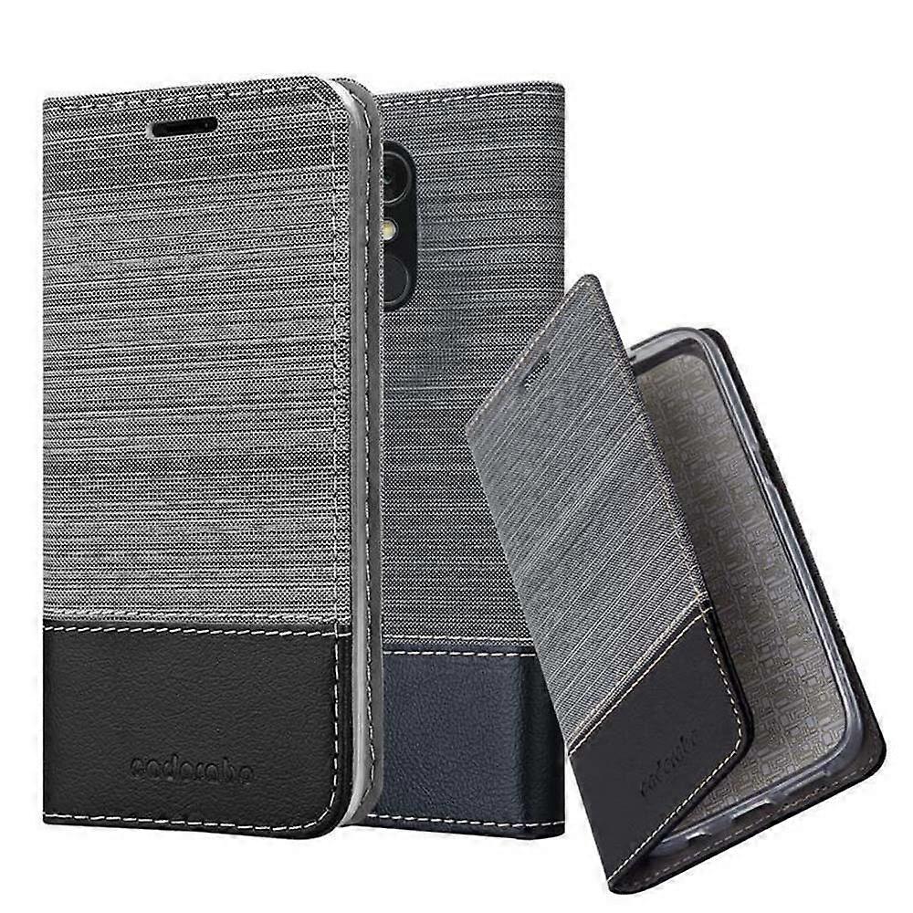 LG Q STYLUS Case Protective Cover - in jeans look and stand function