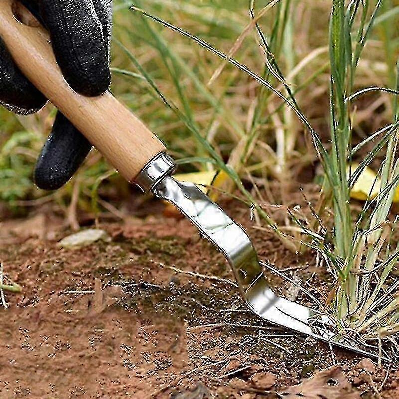 Rustfritt stål Rooter Weeder Tool for hagearbeid - Style A