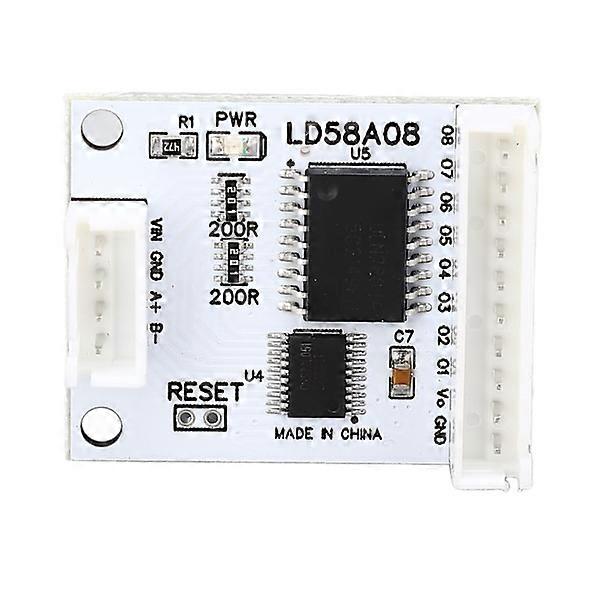 8-Channel RS485 to PWM Output Transistor Driver Module Multifunctional DO Control Board