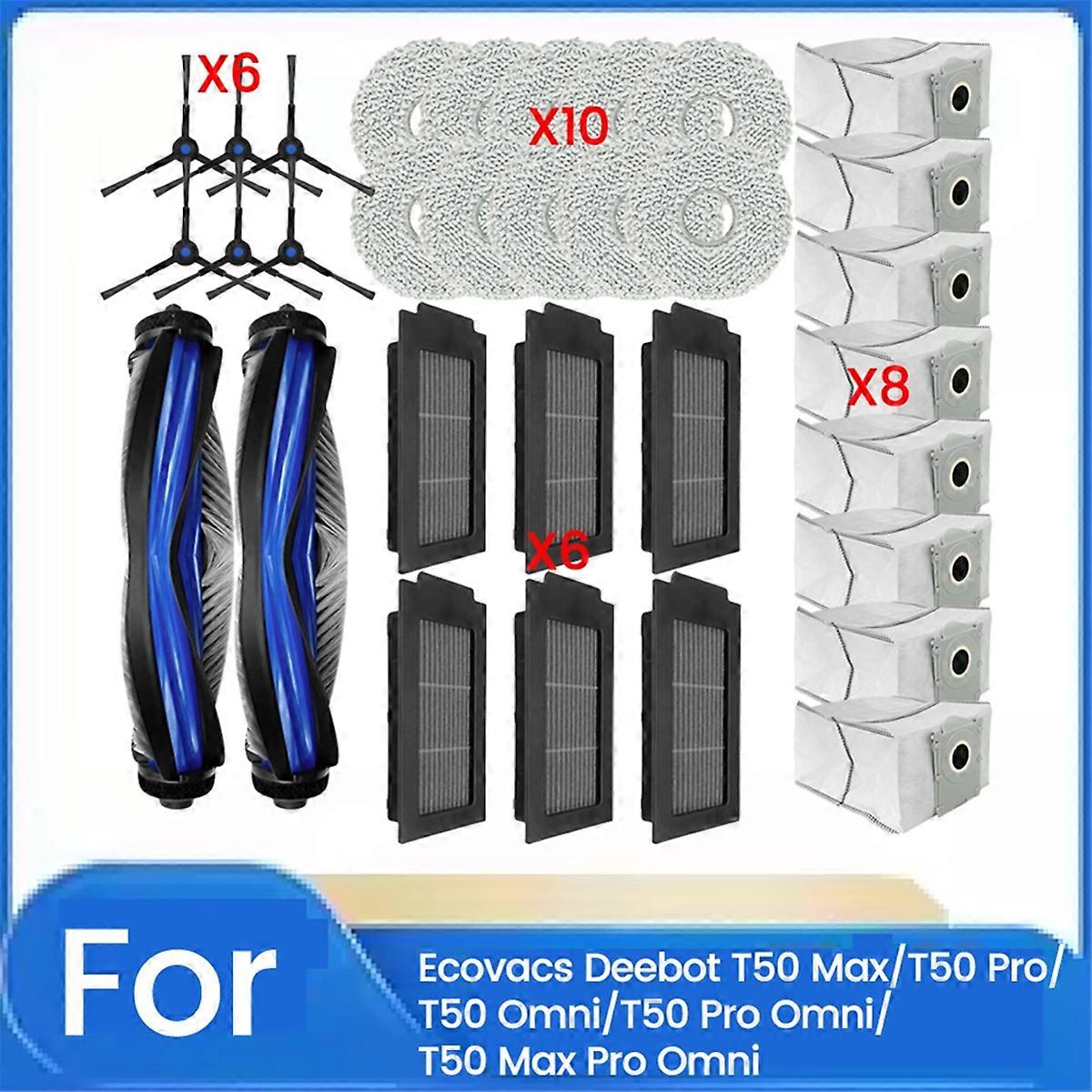 32PCS for T50 Max/T50 Pro Filter Dust Bag Mop