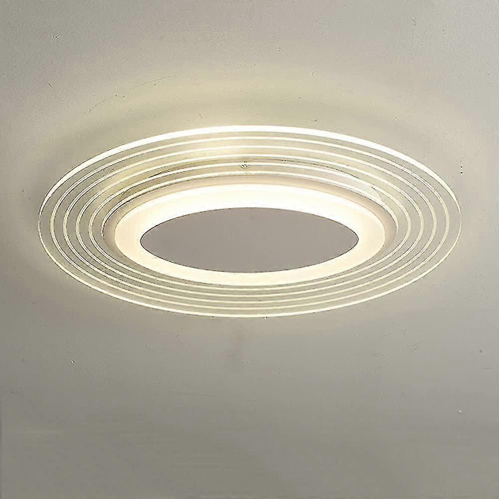 LED Flush Mount Ceiling Light Modern Oval Simplicity Ceiling Lamp T...