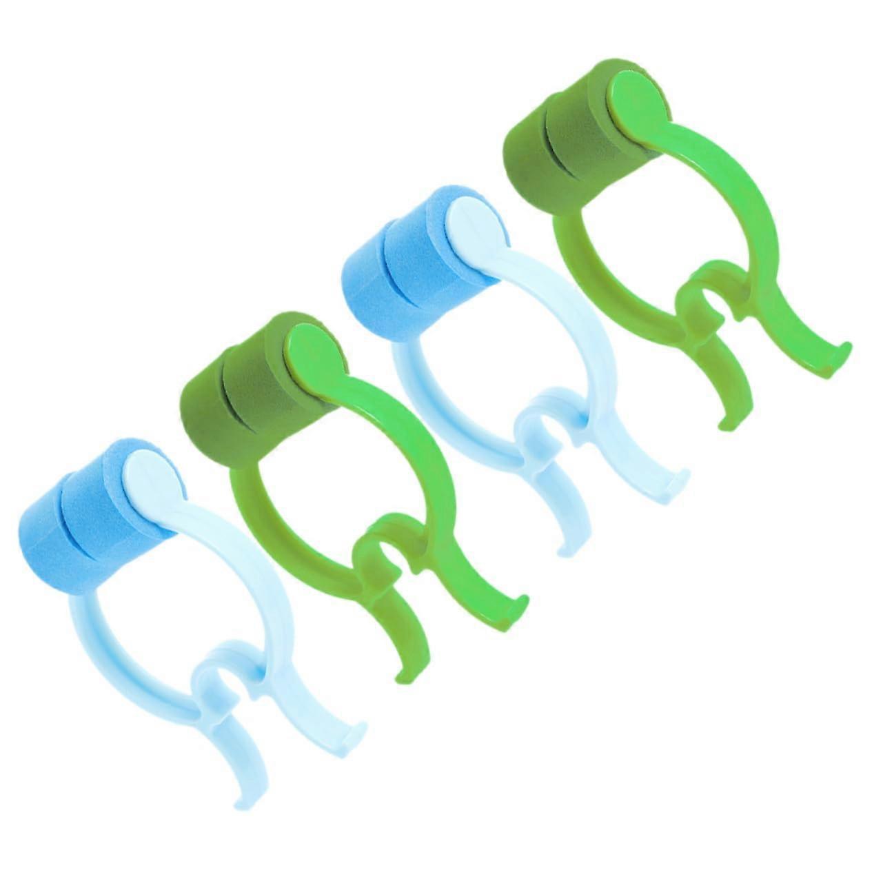Nose Clips Breathing Training POM Material 4 Pack Comfortable Fit Portable Nasal Stopper Painless Design