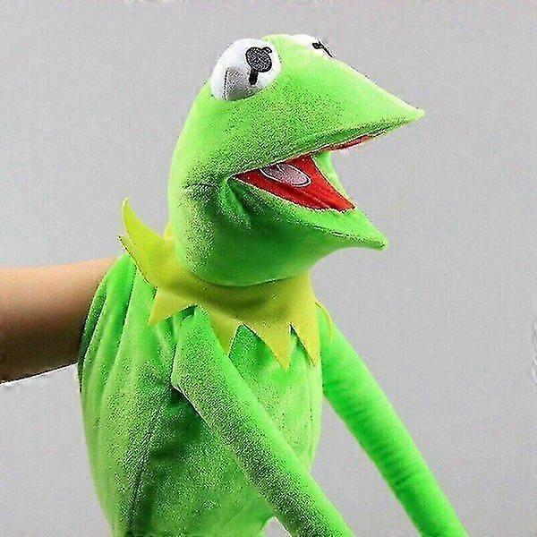 60cm Kermit the Frog Hand Puppet - Full Body Plush Toy for UK Children's Play and Props