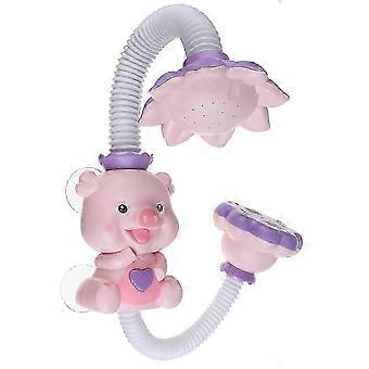 Babybad Leksak Elektrisk Tecknad film Dusch Elefant Vattenspray Leksaker Kran Badrum Badkar Pedagogiskt Lekspel För Barn Barn